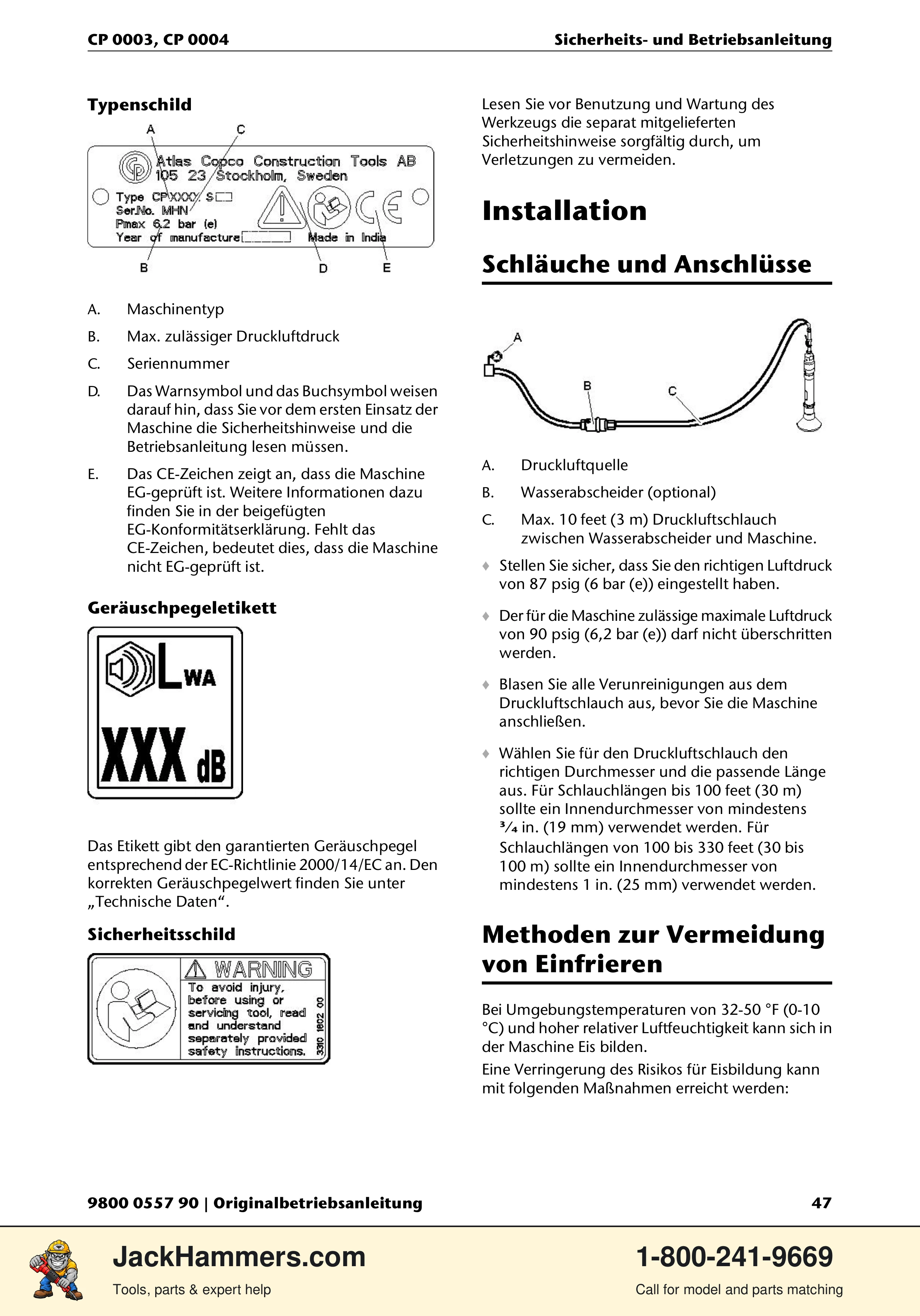 Chicago Pneumatic CP 0003 PDF page 47 of 216