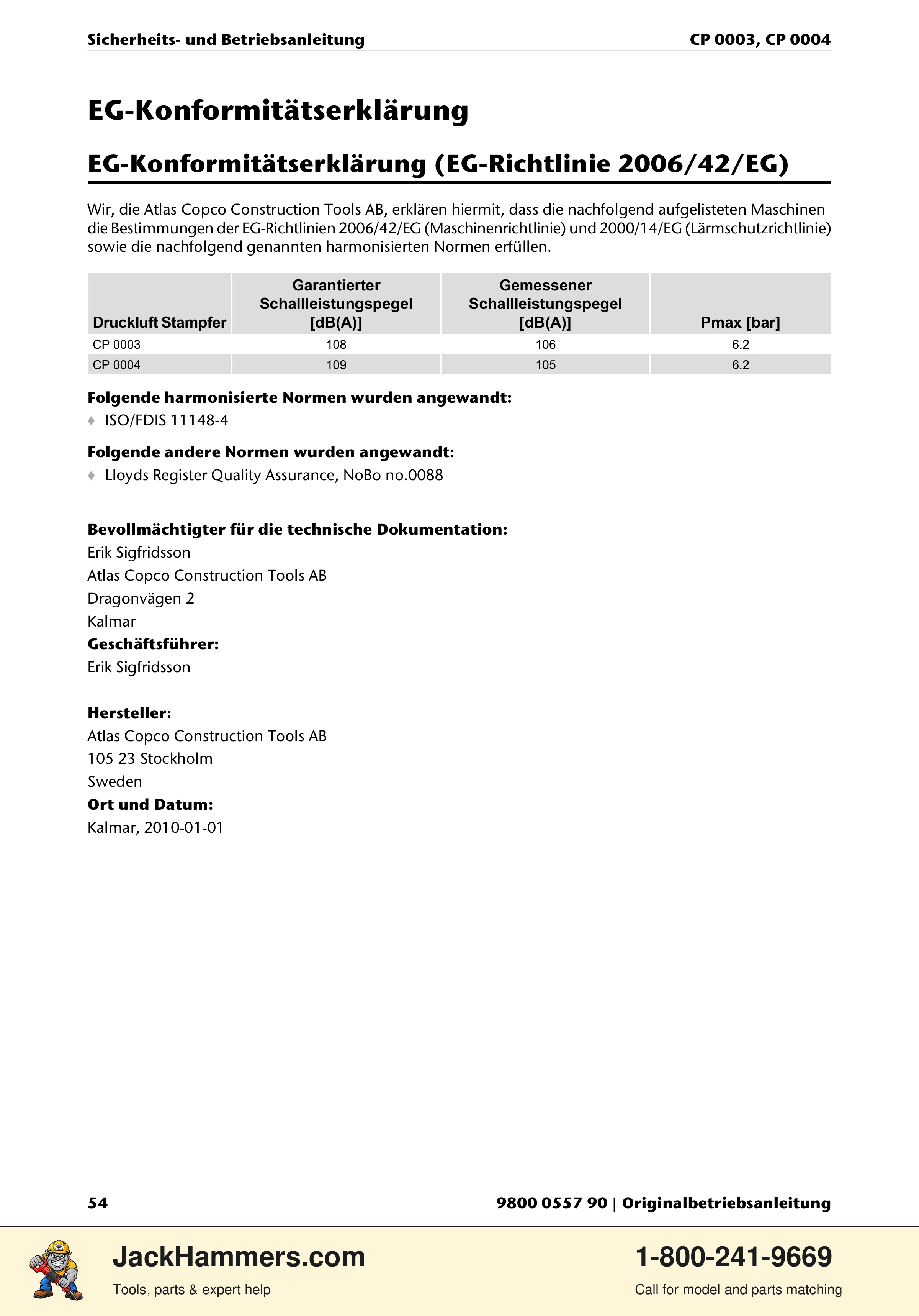 Chicago Pneumatic CP 0003 PDF page 54 of 216