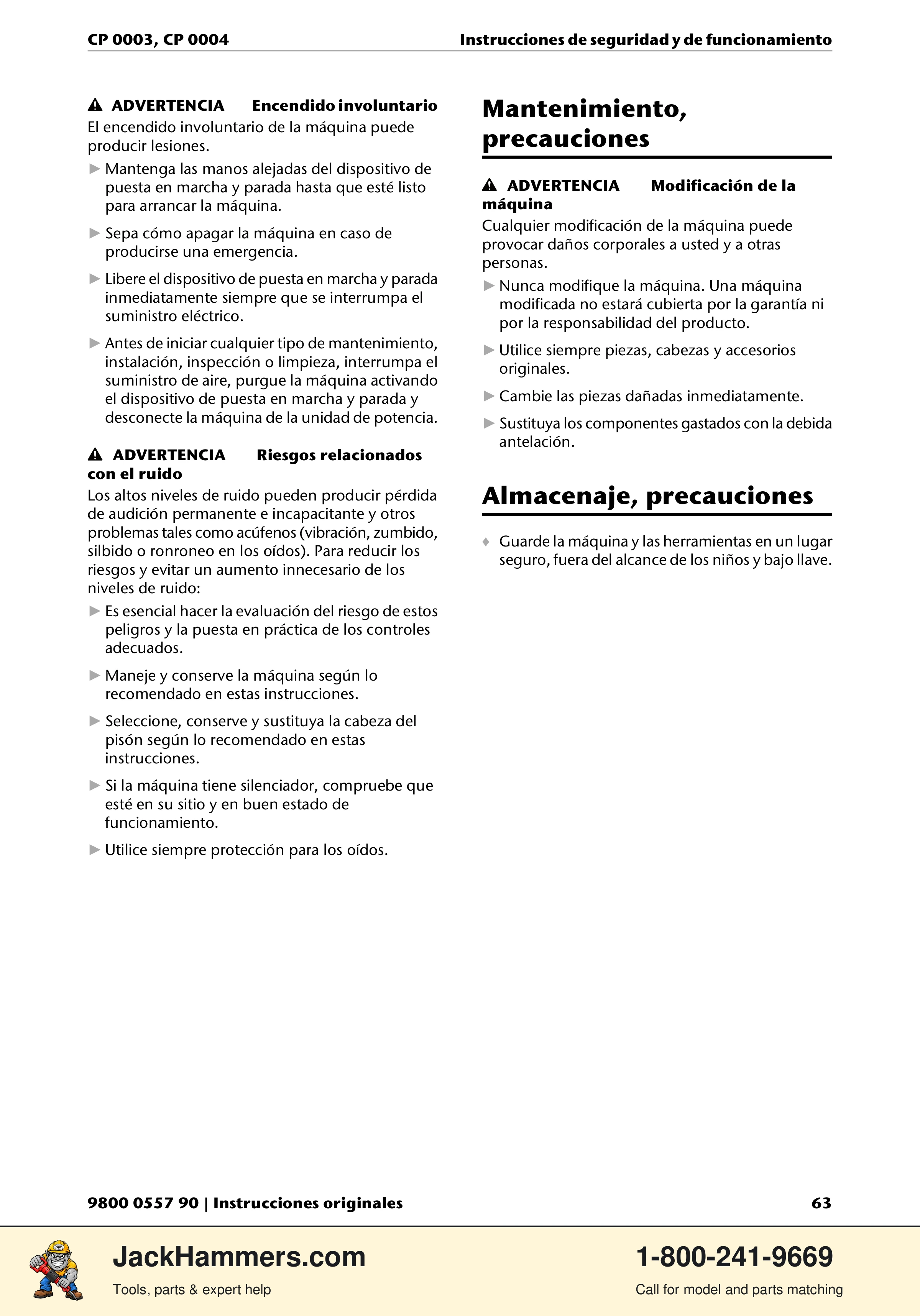 Chicago Pneumatic CP 0003 PDF page 63 of 216