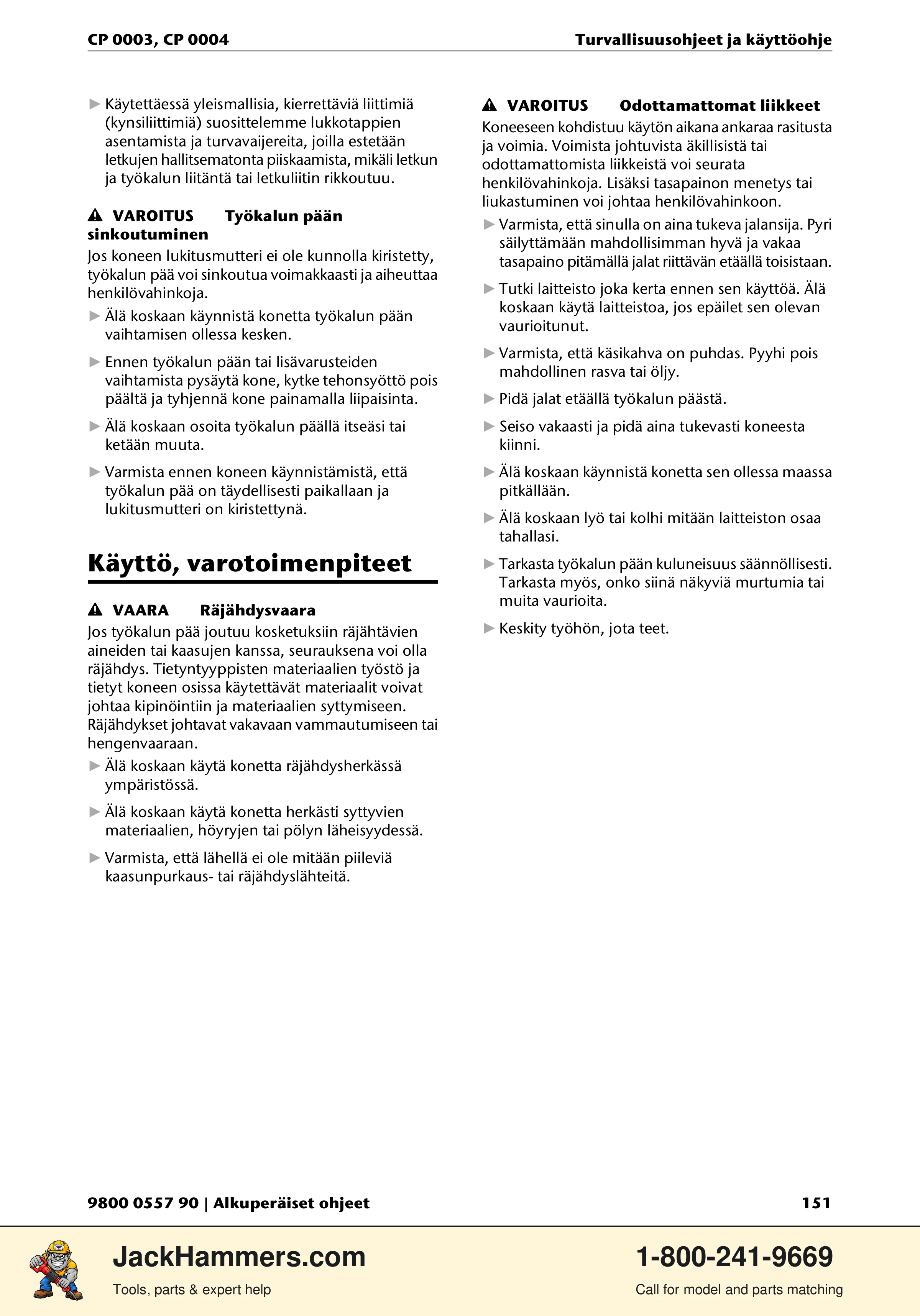 Chicago Pneumatic CP 0003 PDF page 151 of 216