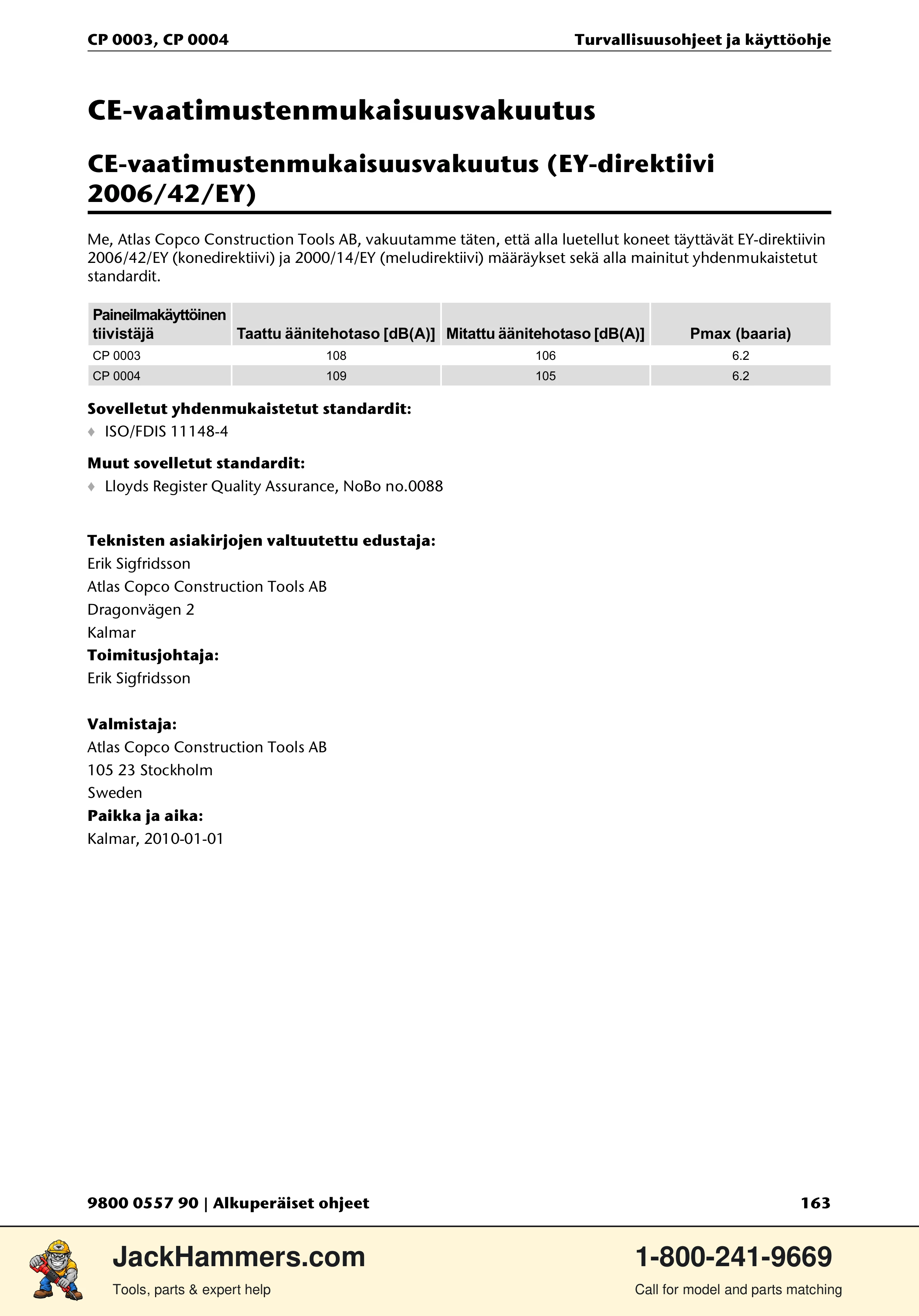 Chicago Pneumatic CP 0003 PDF page 163 of 216