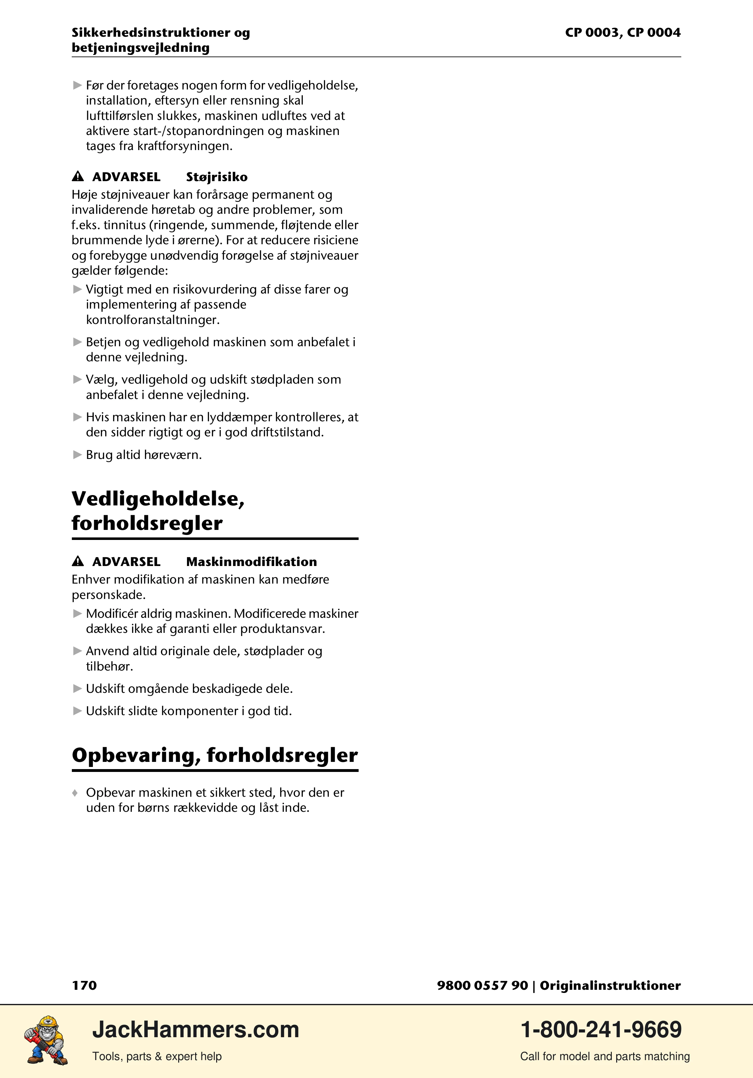 Chicago Pneumatic CP 0003 PDF page 170 of 216