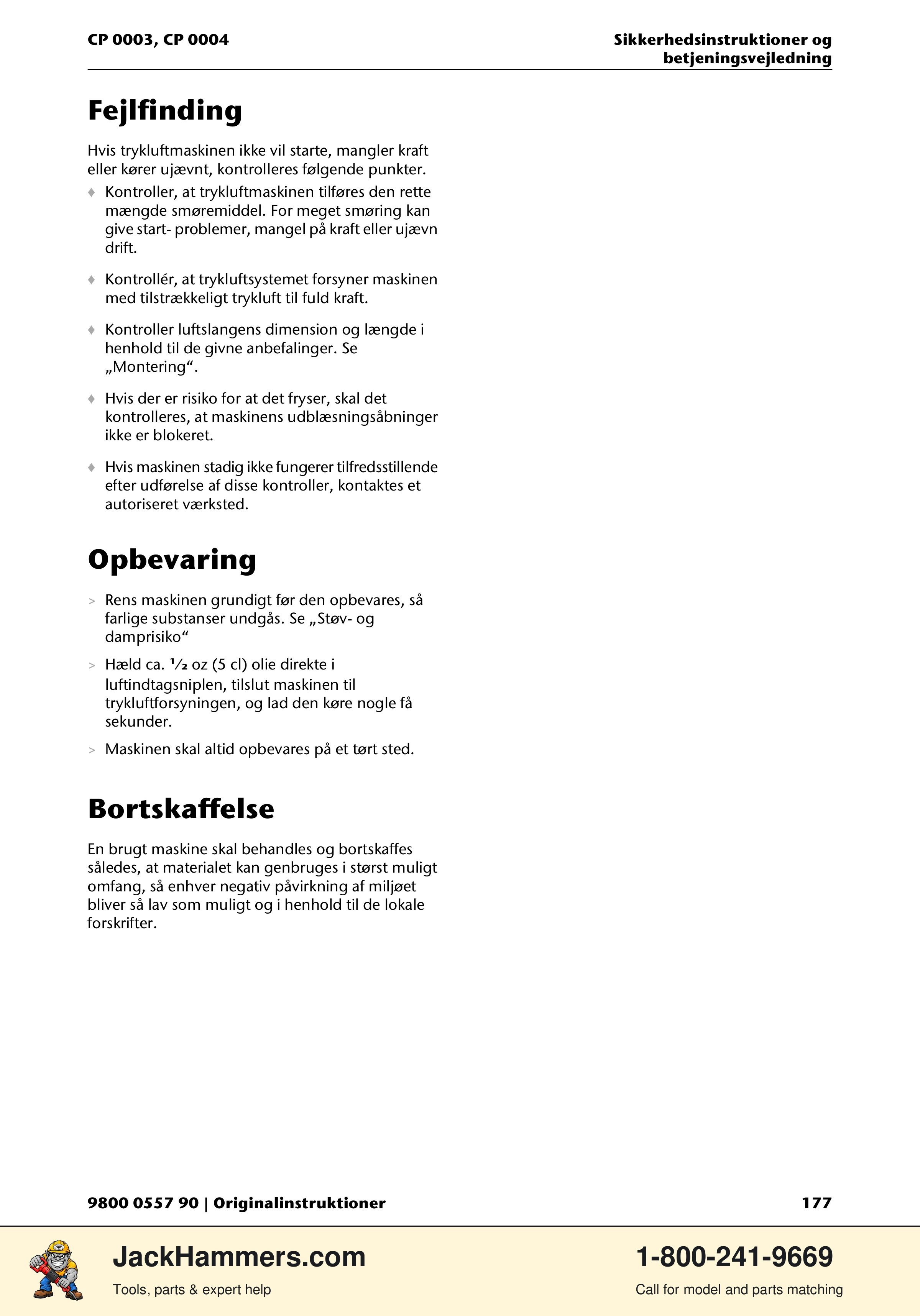 Chicago Pneumatic CP 0003 PDF page 177 of 216