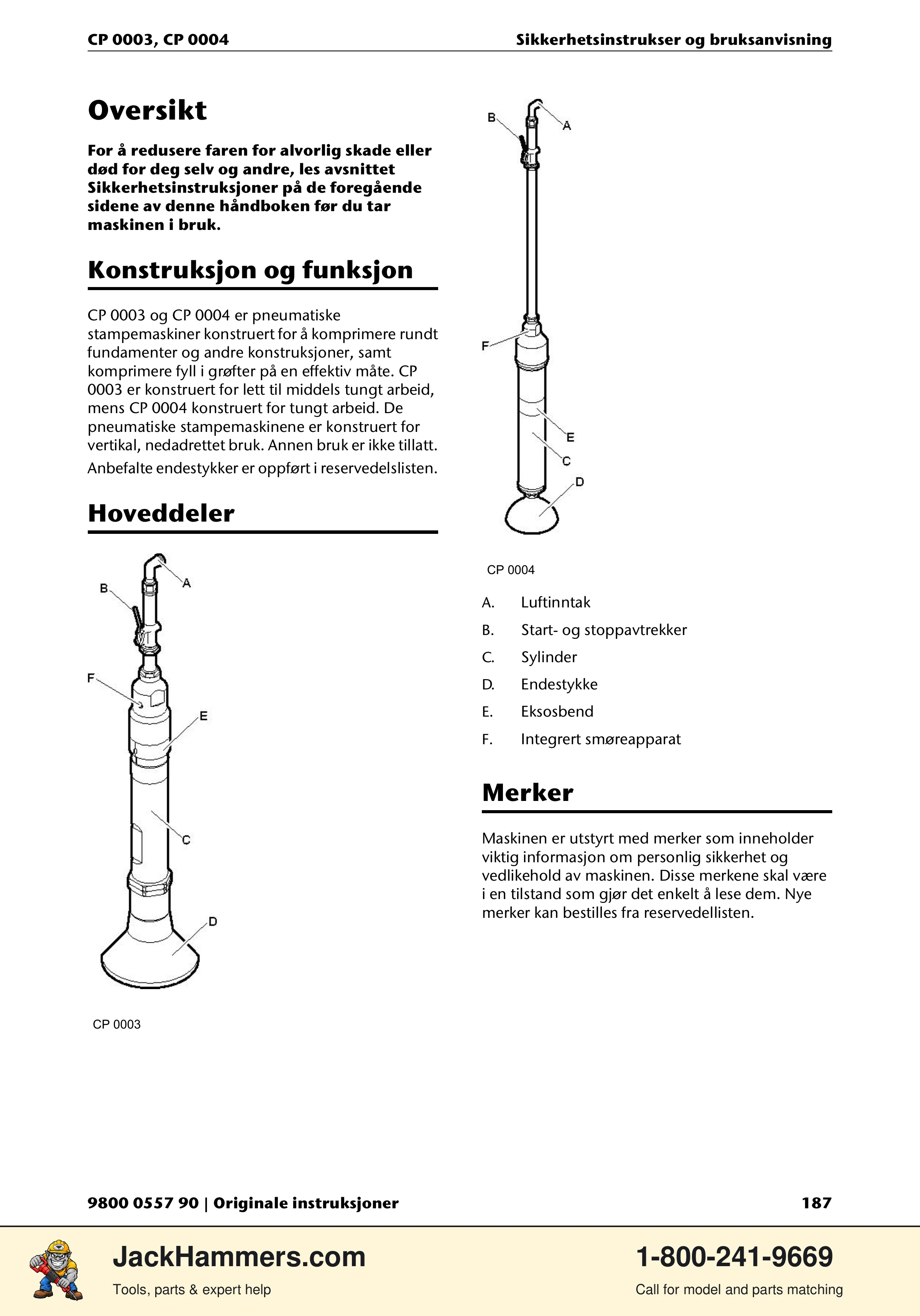 Chicago Pneumatic CP 0003 PDF page 187 of 216