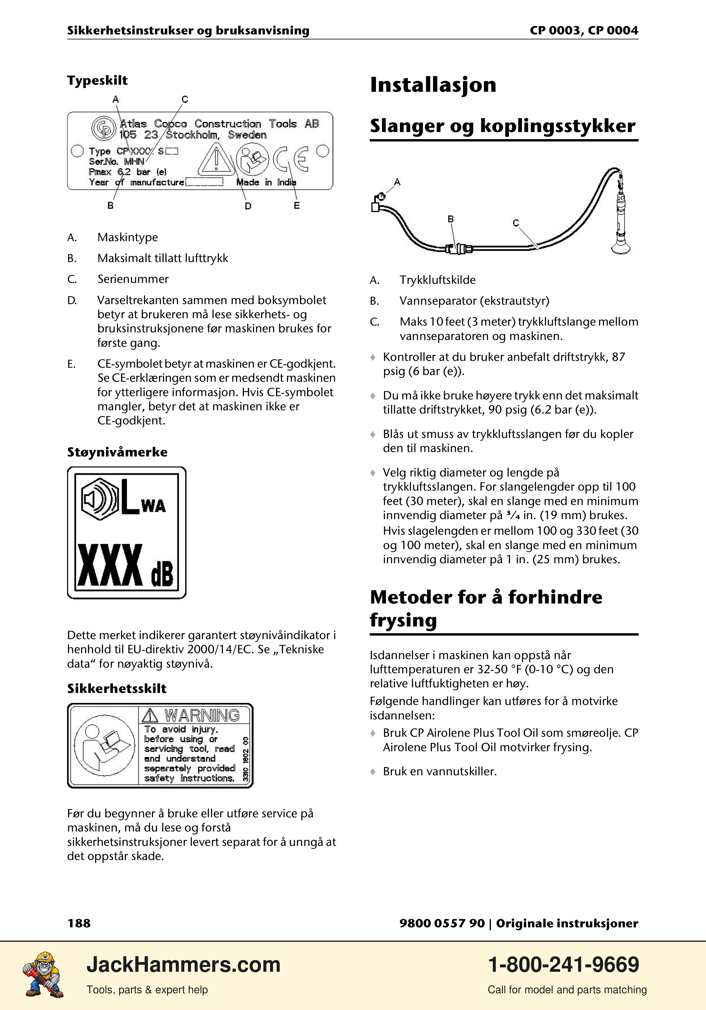 Chicago Pneumatic CP 0003 PDF page 188 of 216