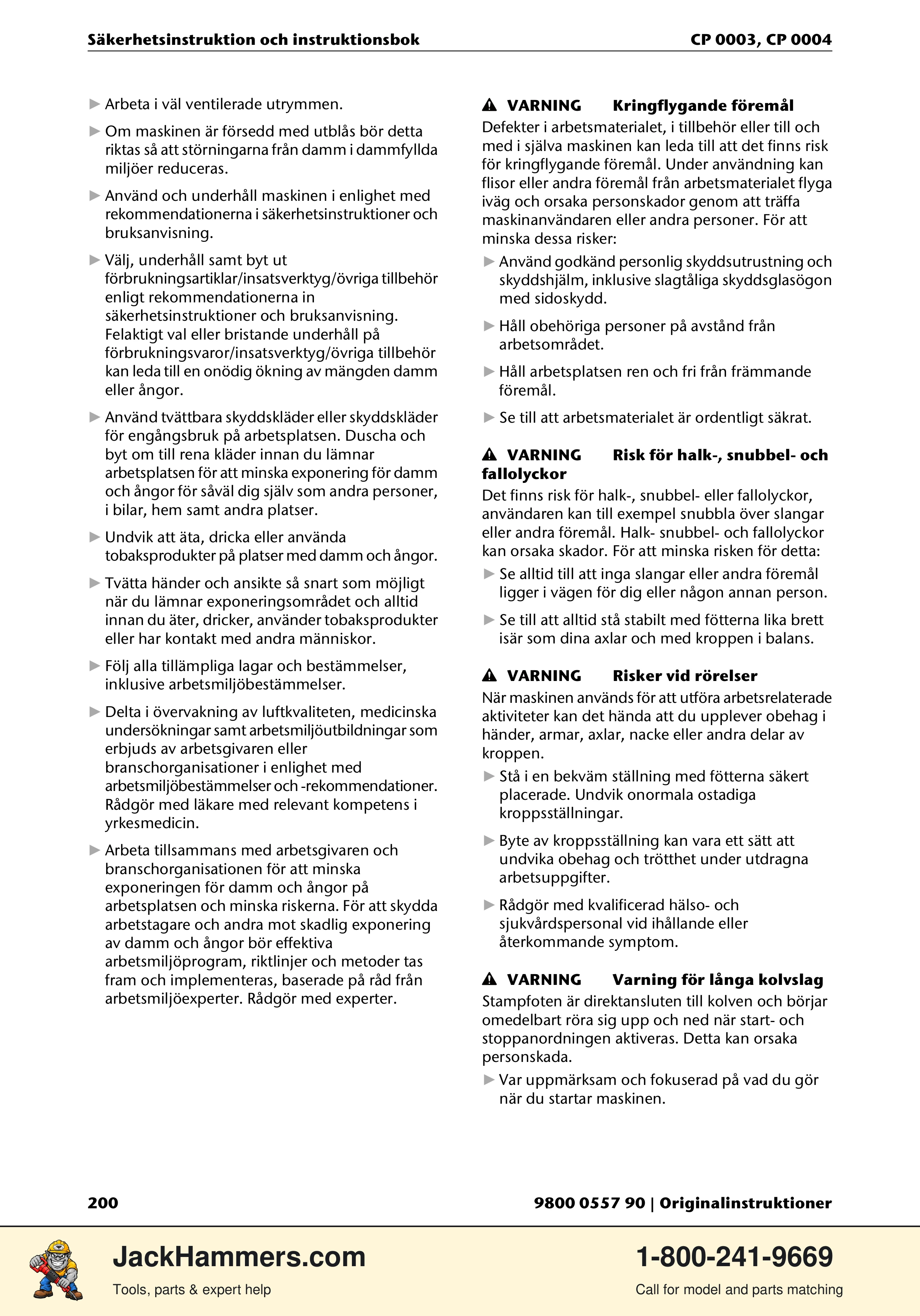 Chicago Pneumatic CP 0003 PDF page 200 of 216