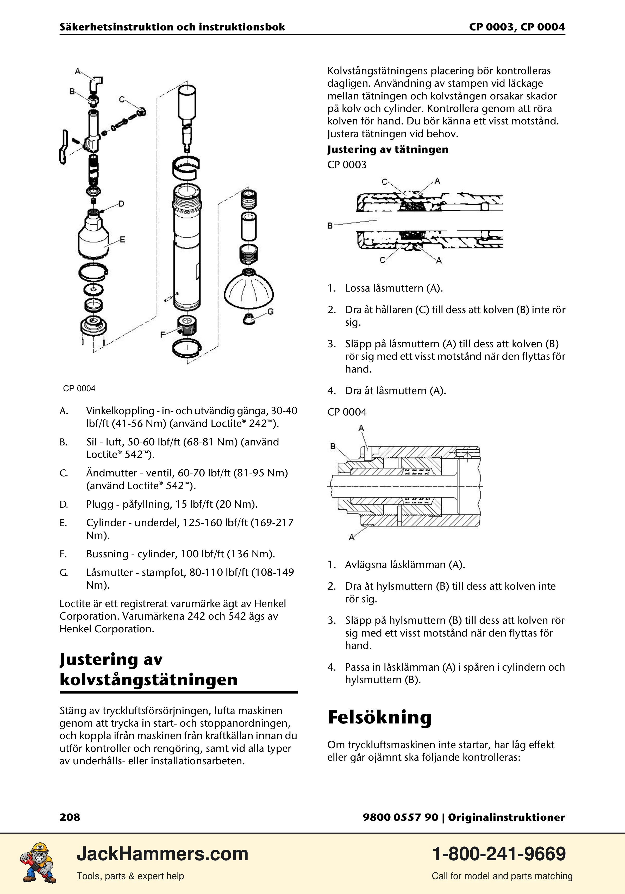 Chicago Pneumatic CP 0003 PDF page 208 of 216