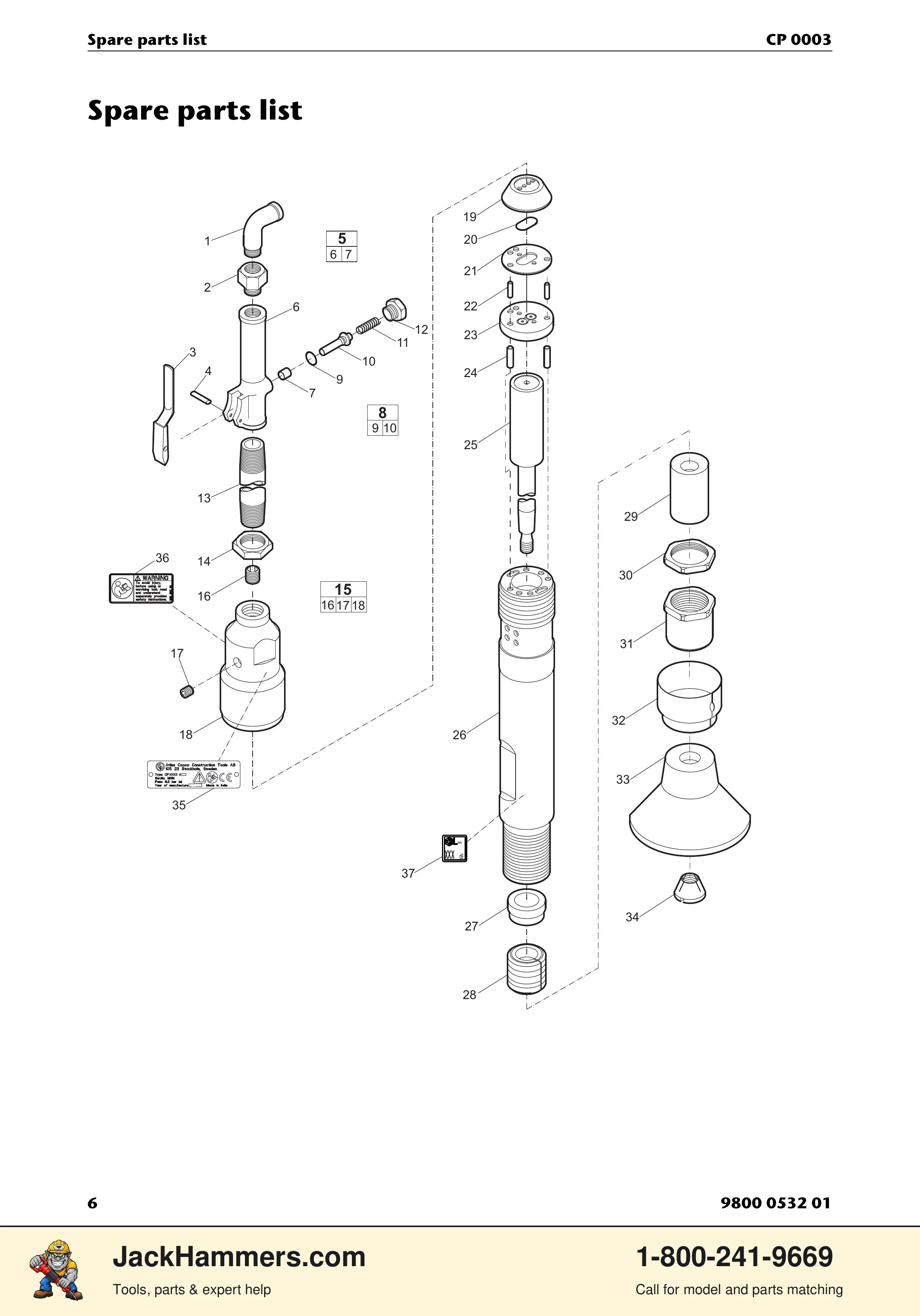 Chicago Pneumatic CP 0003 PDF page 6 of 12