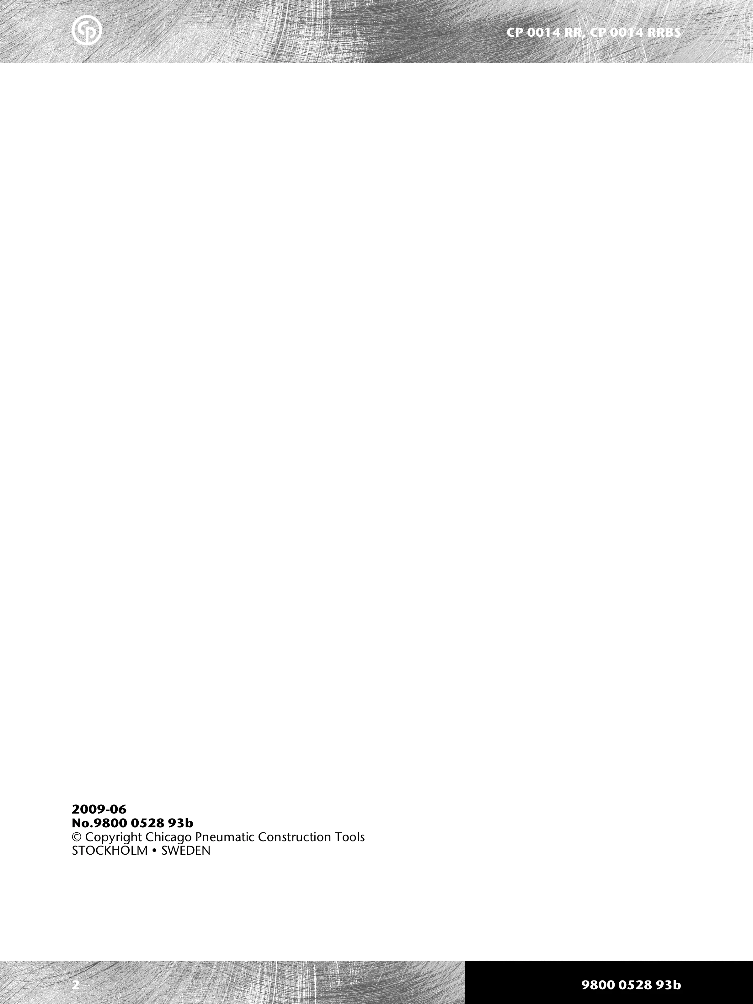 Chicago Pneumatic 0014 Series PDF page 2 of 12