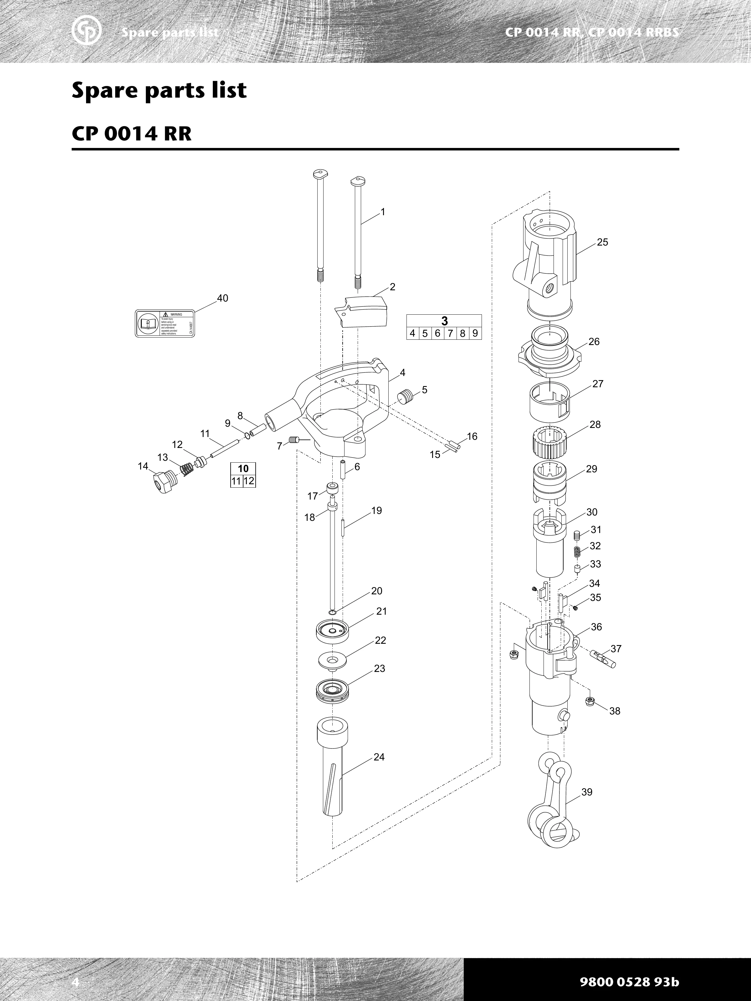 Chicago Pneumatic 0014 Series PDF page 4 of 12