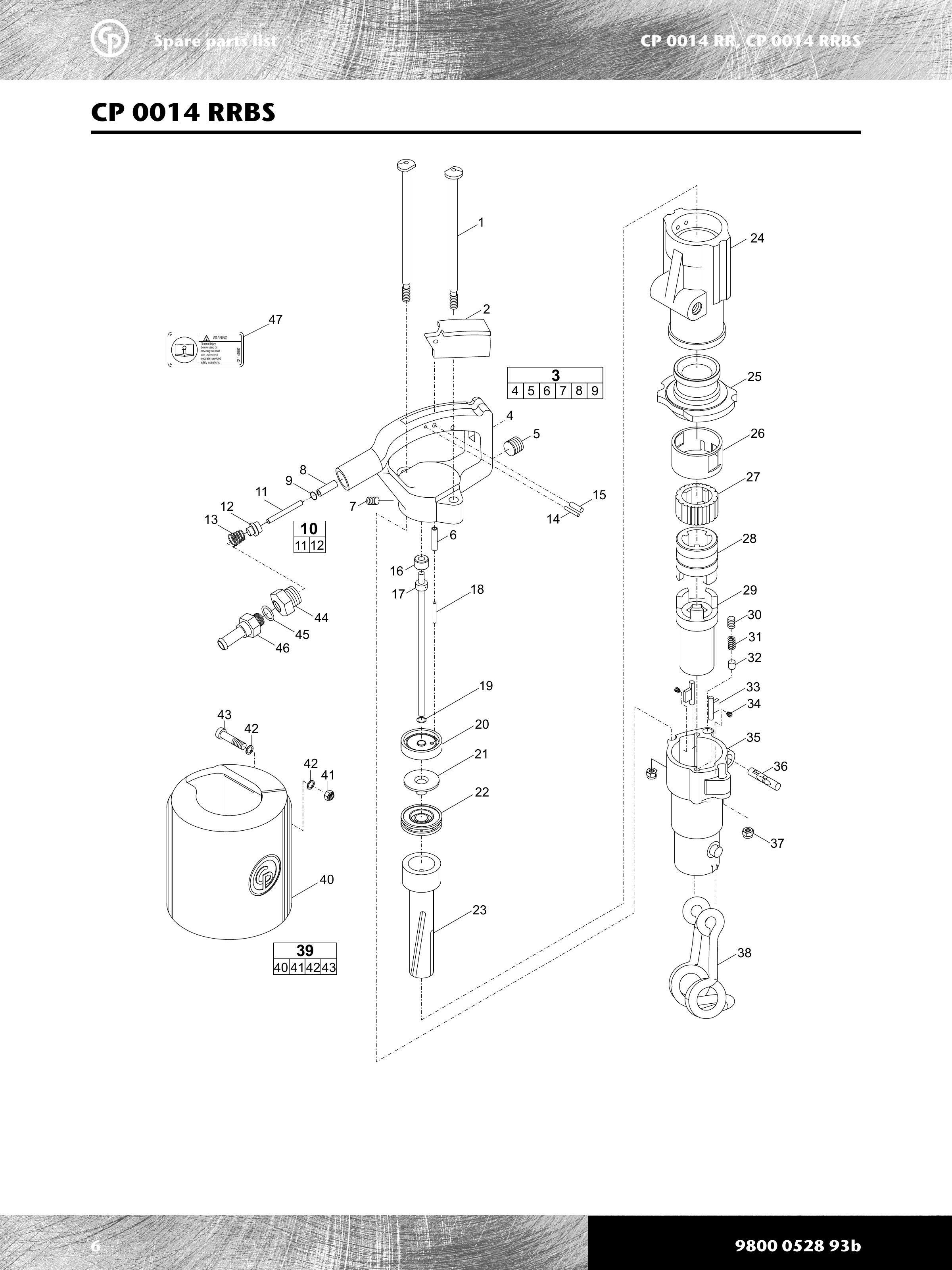 Chicago Pneumatic 0014 Series PDF page 6 of 12
