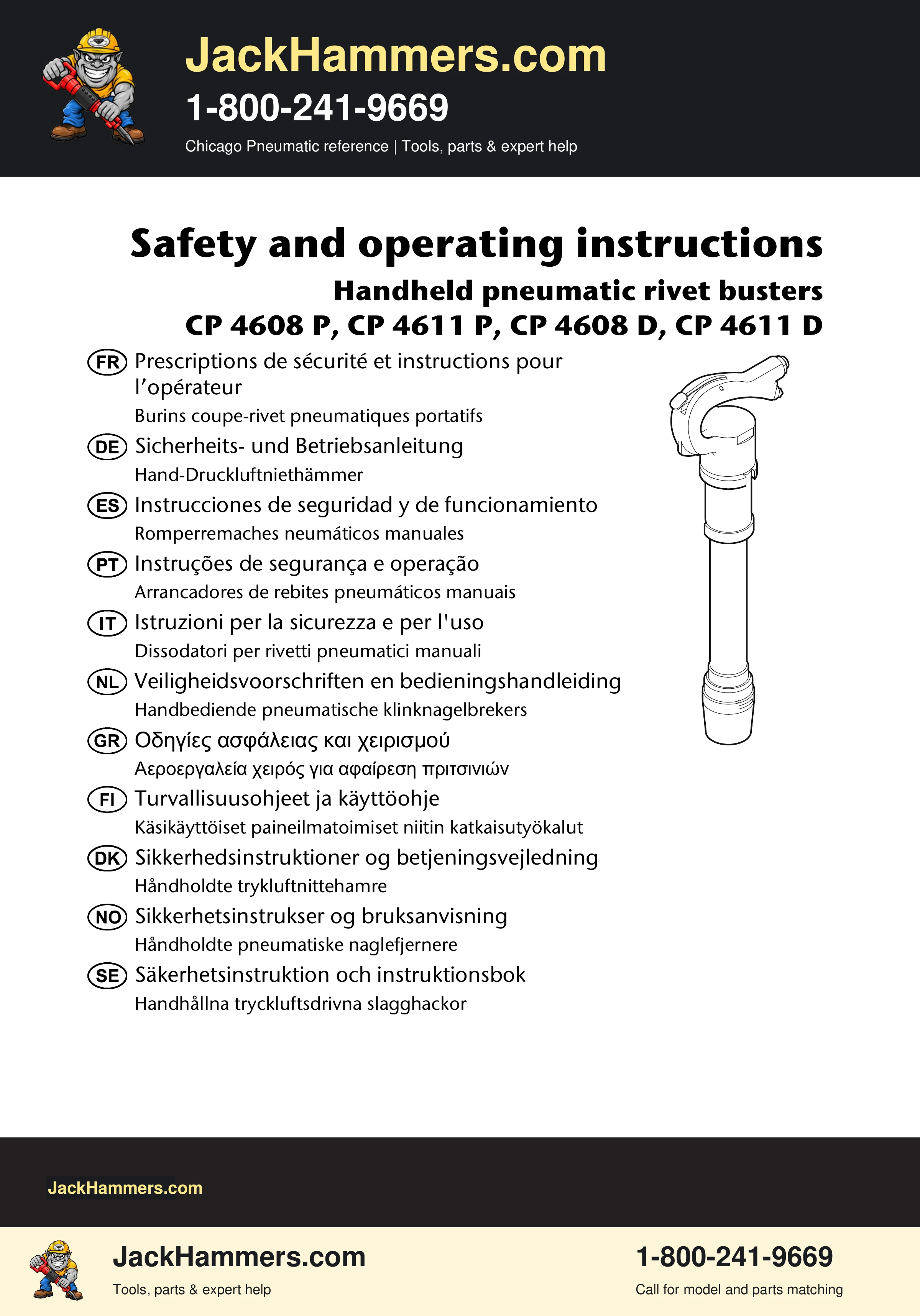 Chicago Pneumatic D-Series / P-Series PDF page 1 of 248