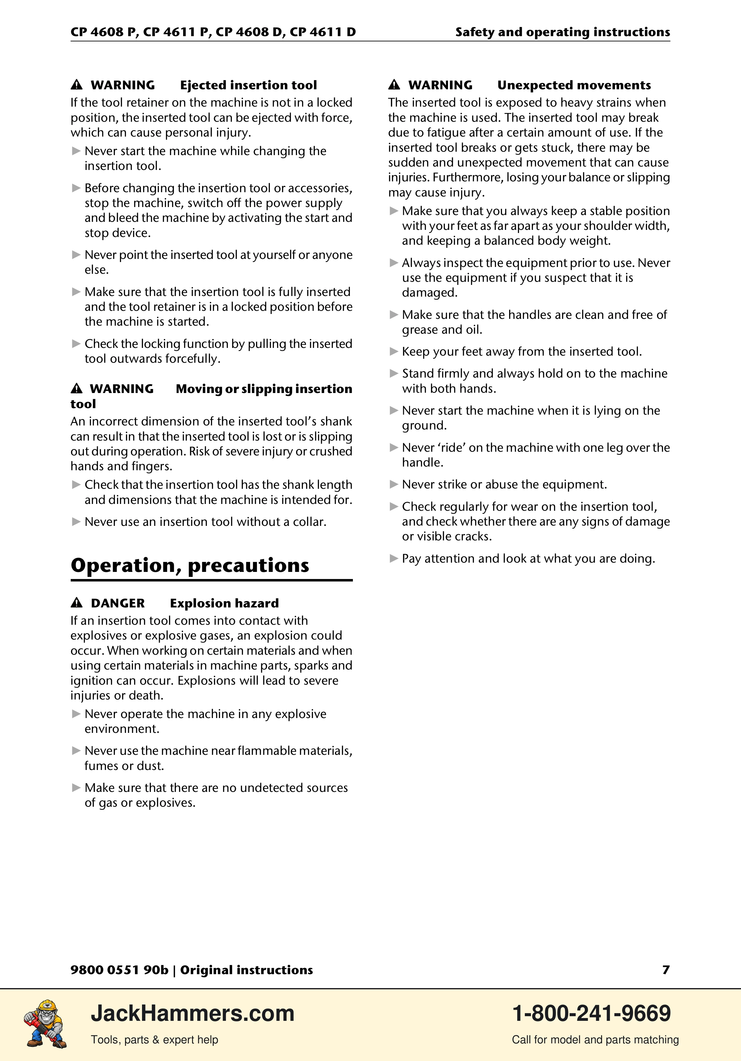Chicago Pneumatic D-Series / P-Series PDF page 7 of 248