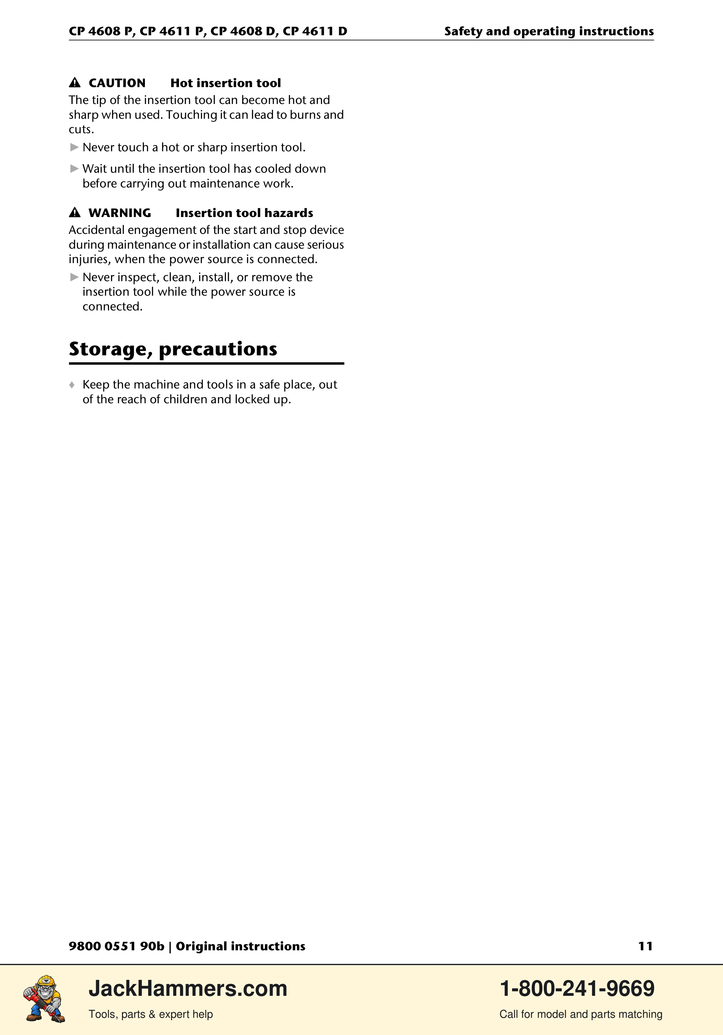 Chicago Pneumatic D-Series / P-Series PDF page 11 of 248