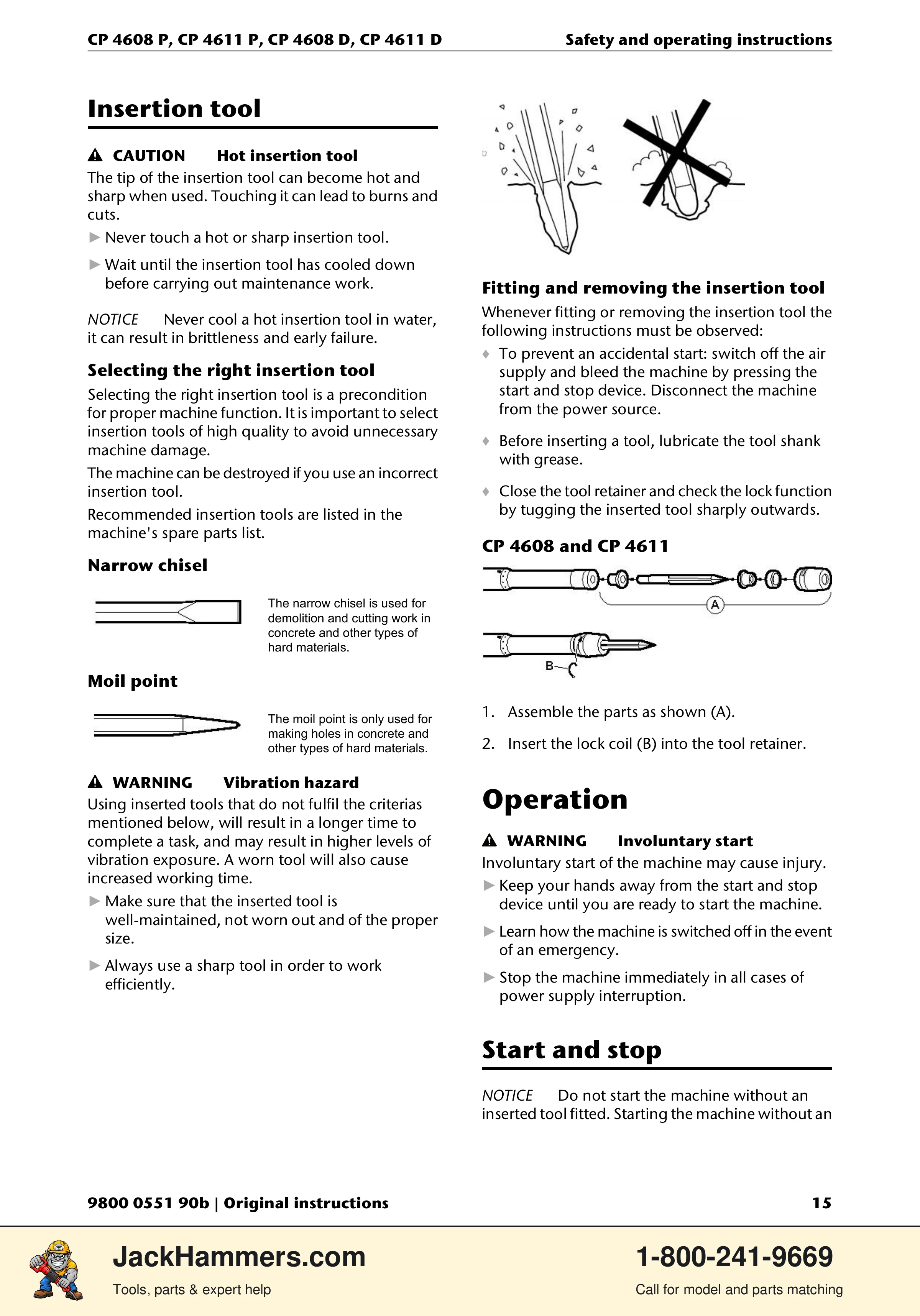 Chicago Pneumatic D-Series / P-Series PDF page 15 of 248