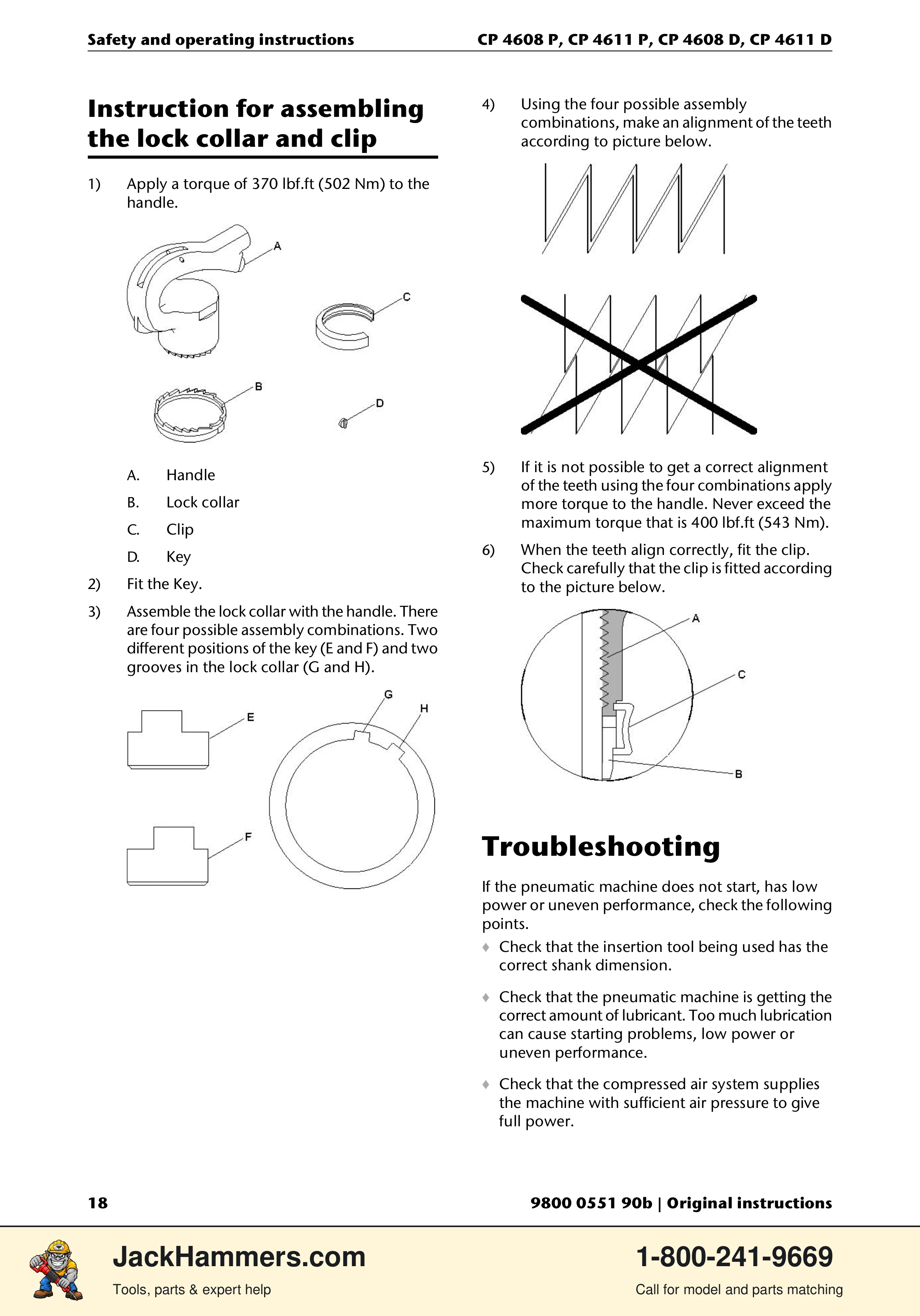 Chicago Pneumatic D-Series / P-Series PDF page 18 of 248