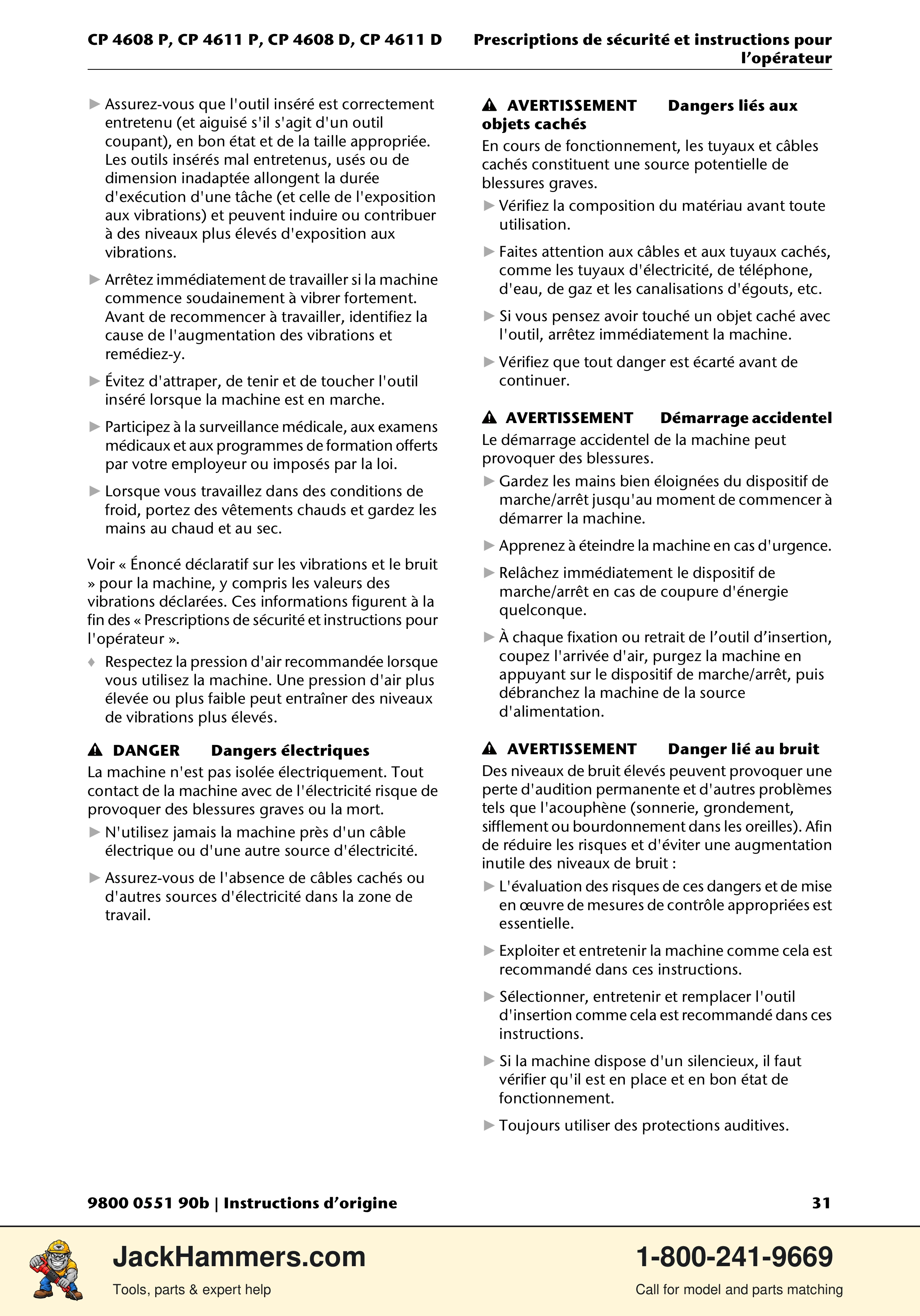 Chicago Pneumatic D-Series / P-Series PDF page 31 of 248