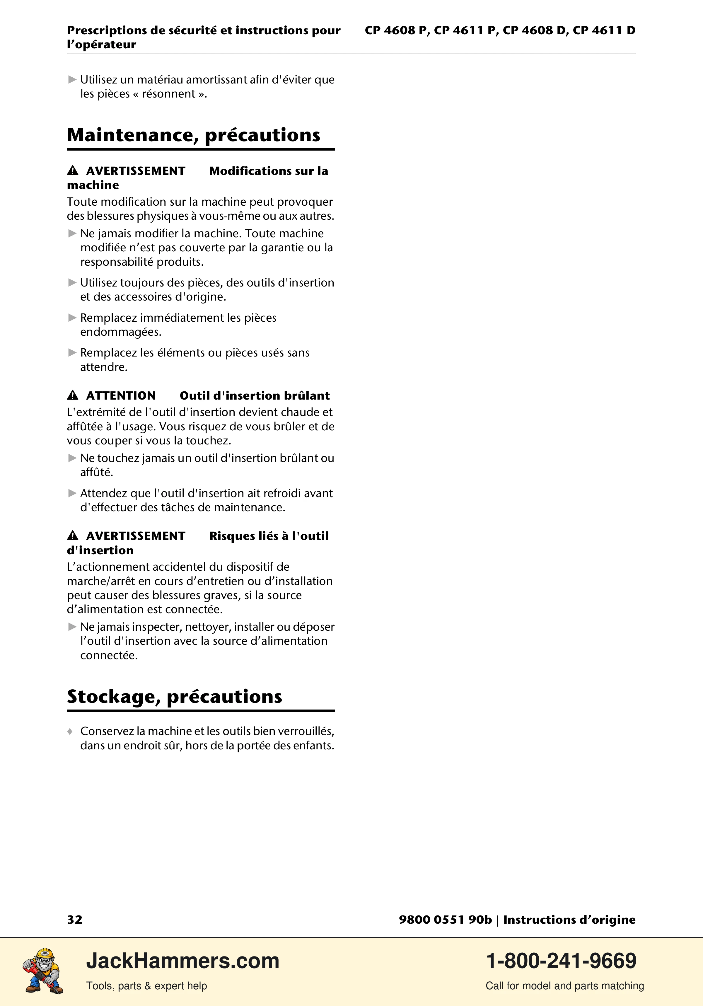 Chicago Pneumatic D-Series / P-Series PDF page 32 of 248