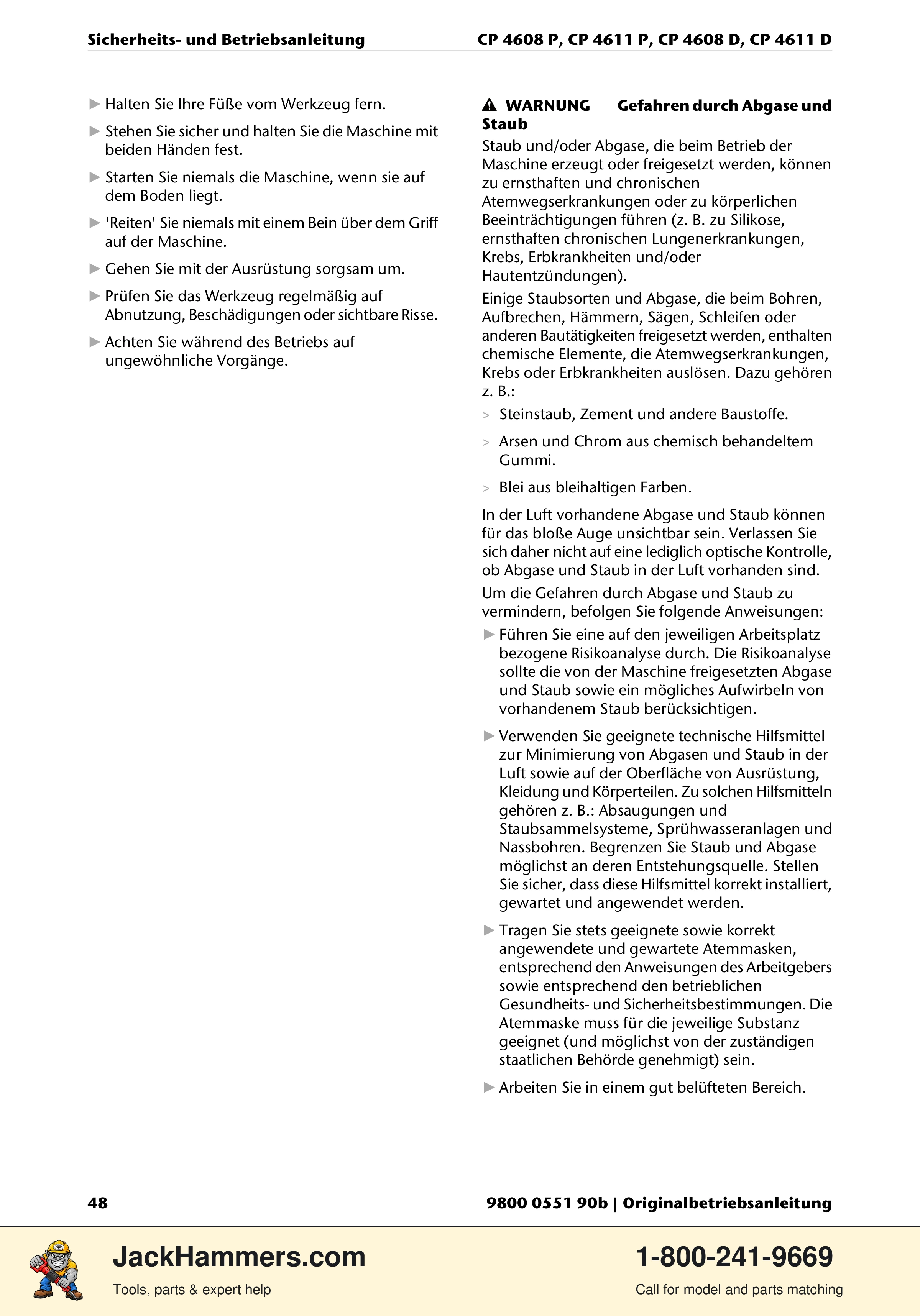Chicago Pneumatic D-Series / P-Series PDF page 48 of 248