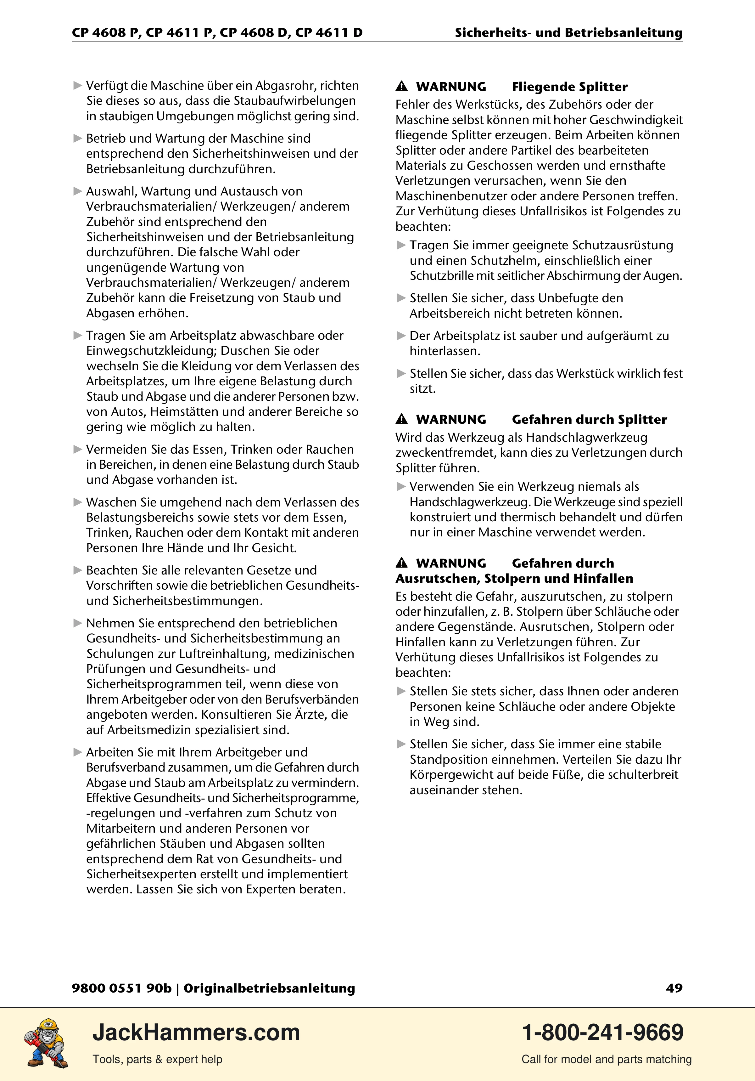Chicago Pneumatic D-Series / P-Series PDF page 49 of 248