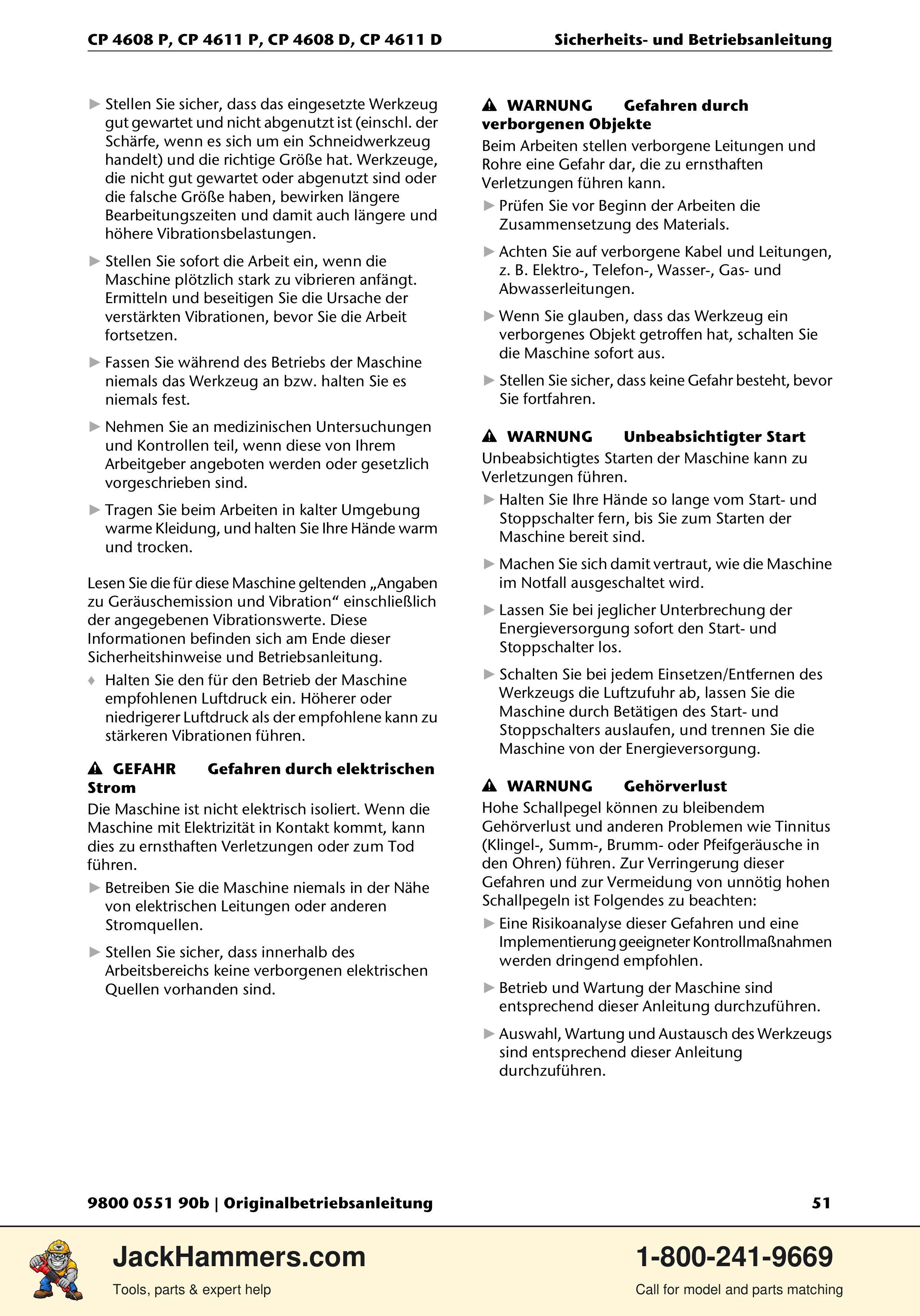 Chicago Pneumatic D-Series / P-Series PDF page 51 of 248