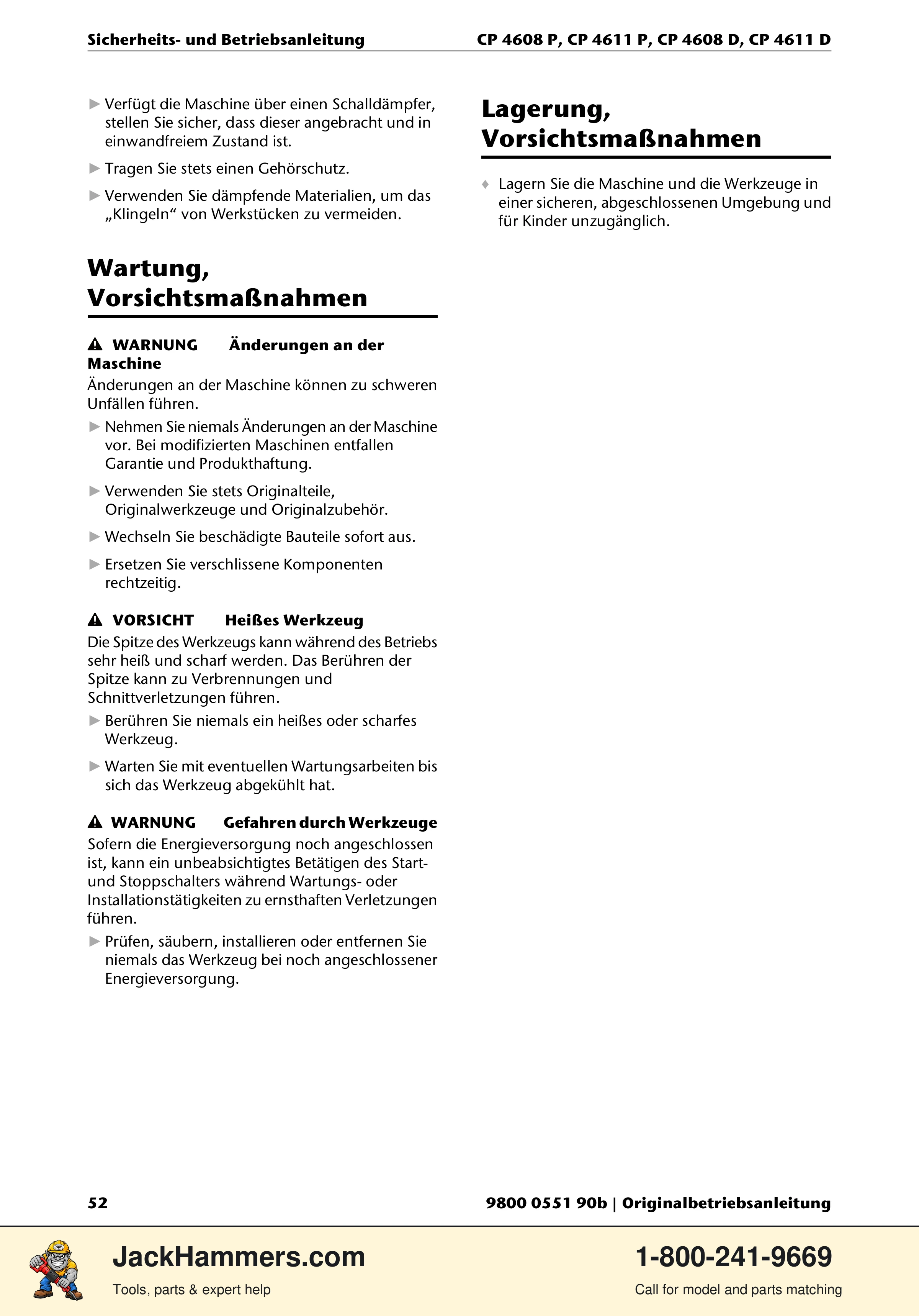 Chicago Pneumatic D-Series / P-Series PDF page 52 of 248