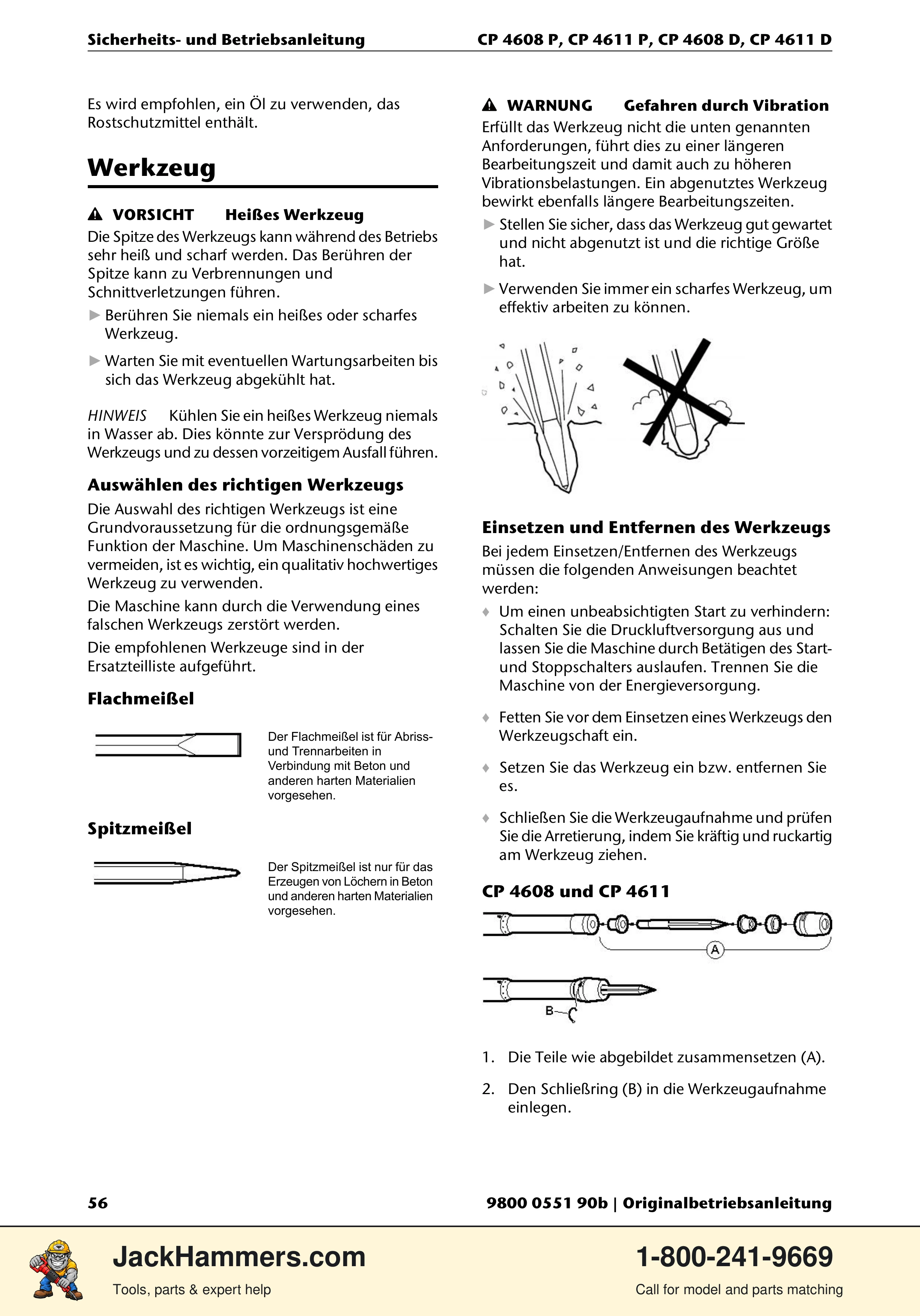 Chicago Pneumatic D-Series / P-Series PDF page 56 of 248