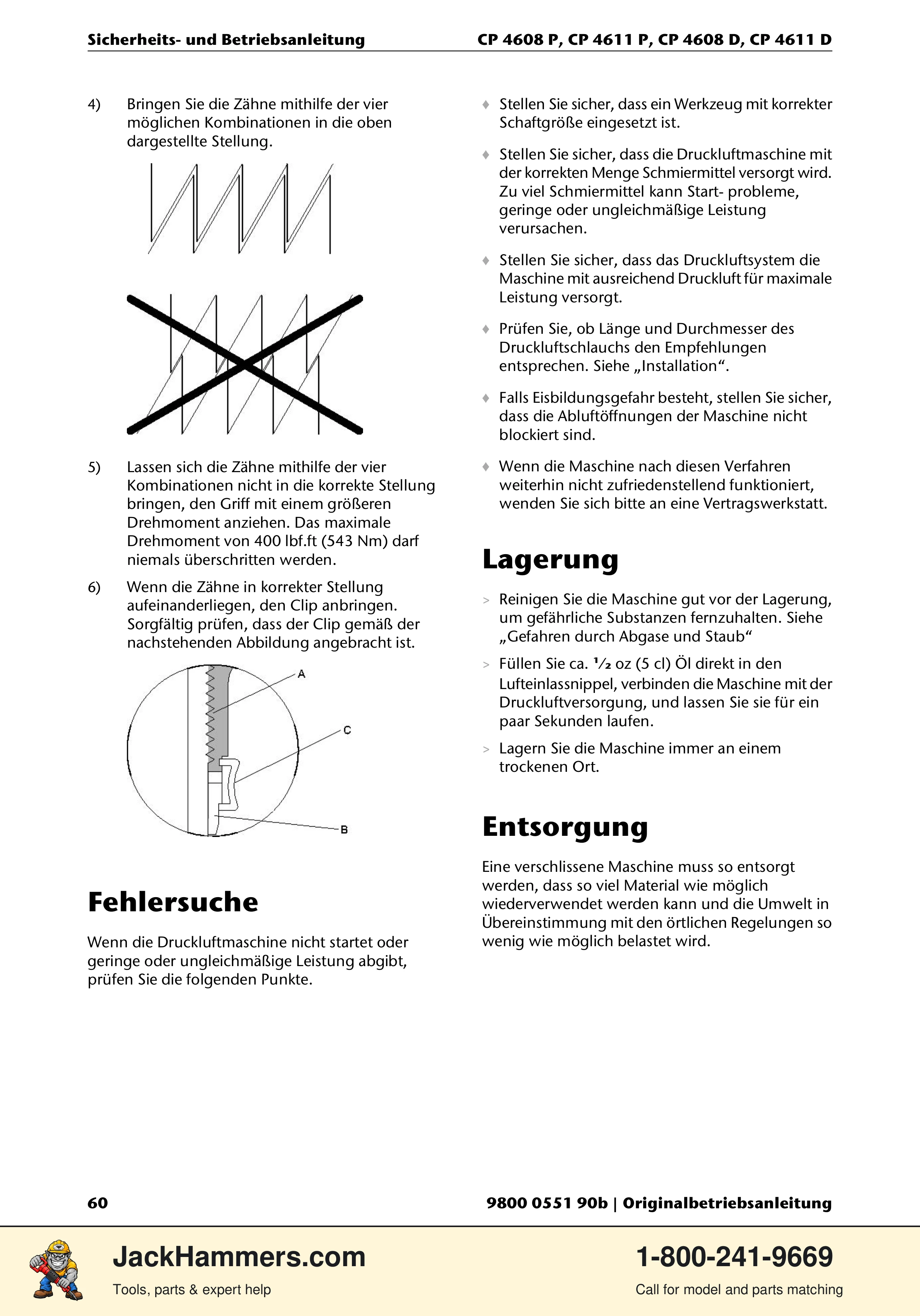 Chicago Pneumatic D-Series / P-Series PDF page 60 of 248