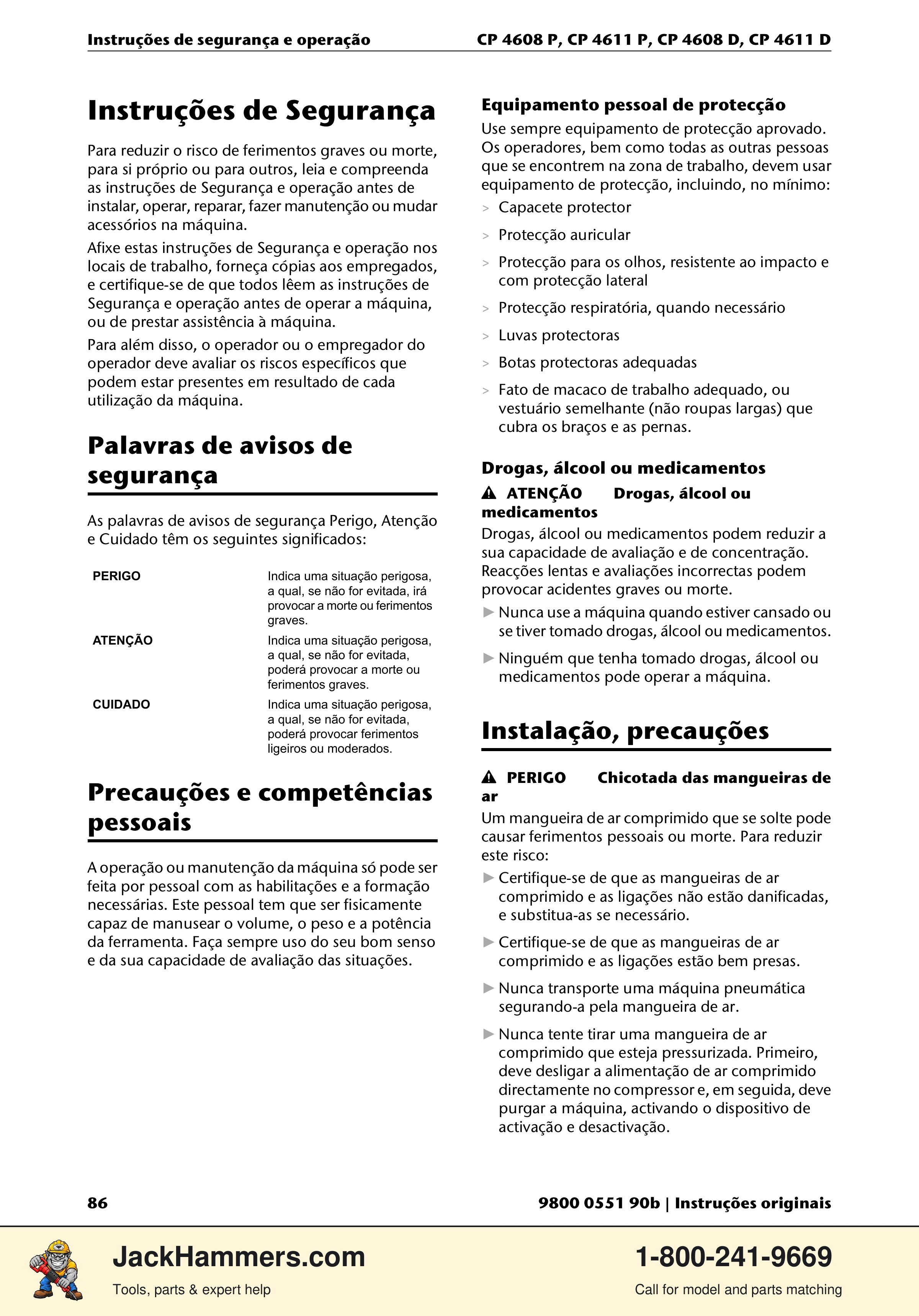 Chicago Pneumatic D-Series / P-Series PDF page 86 of 248
