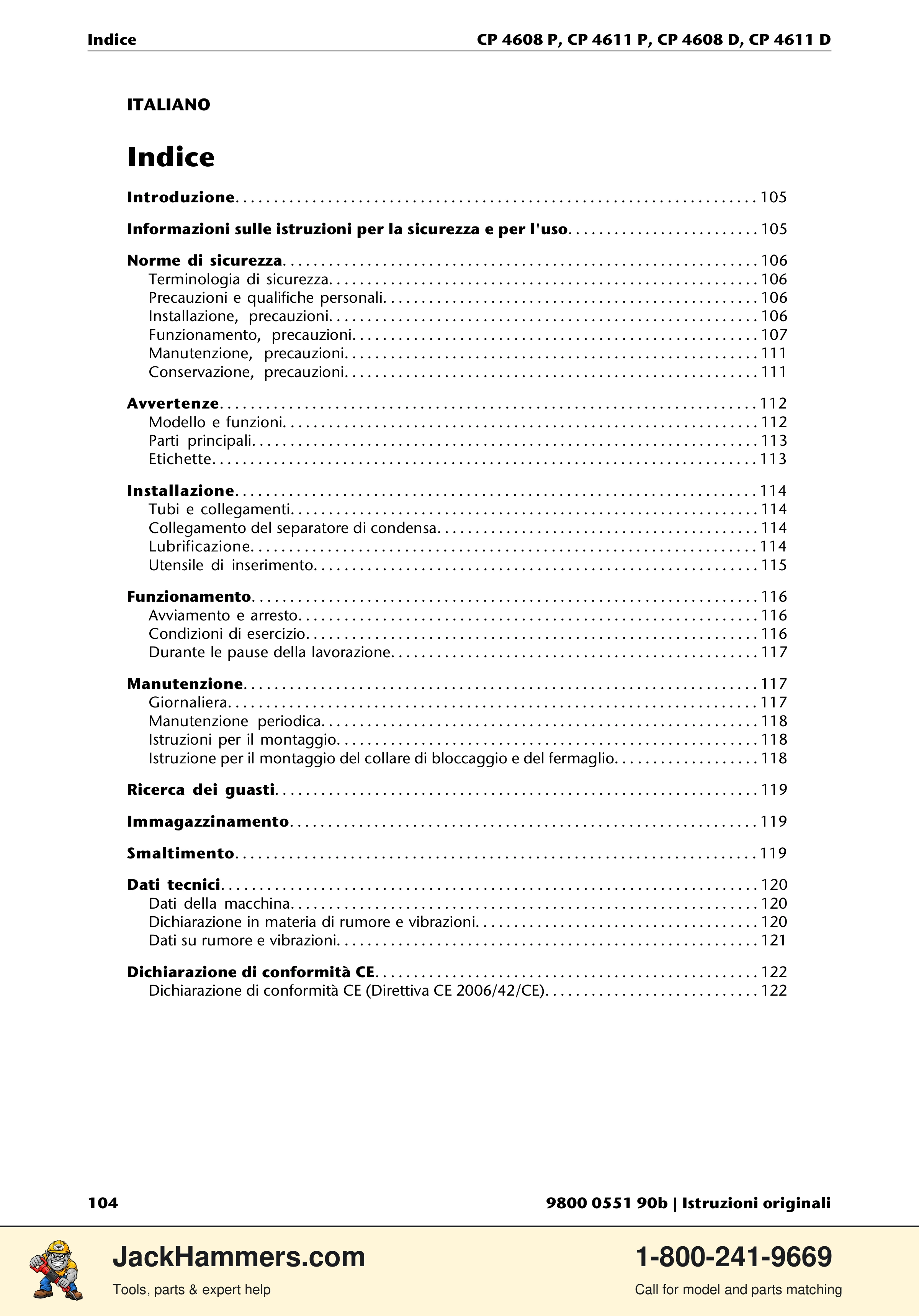 Chicago Pneumatic D-Series / P-Series PDF page 104 of 248