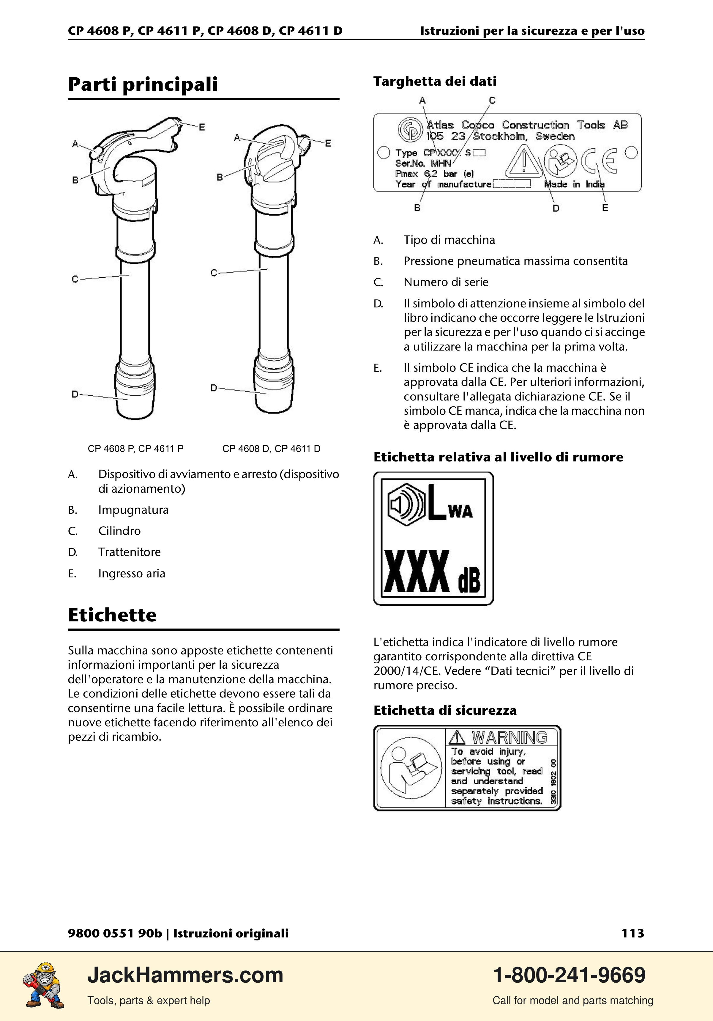 Chicago Pneumatic D-Series / P-Series PDF page 113 of 248