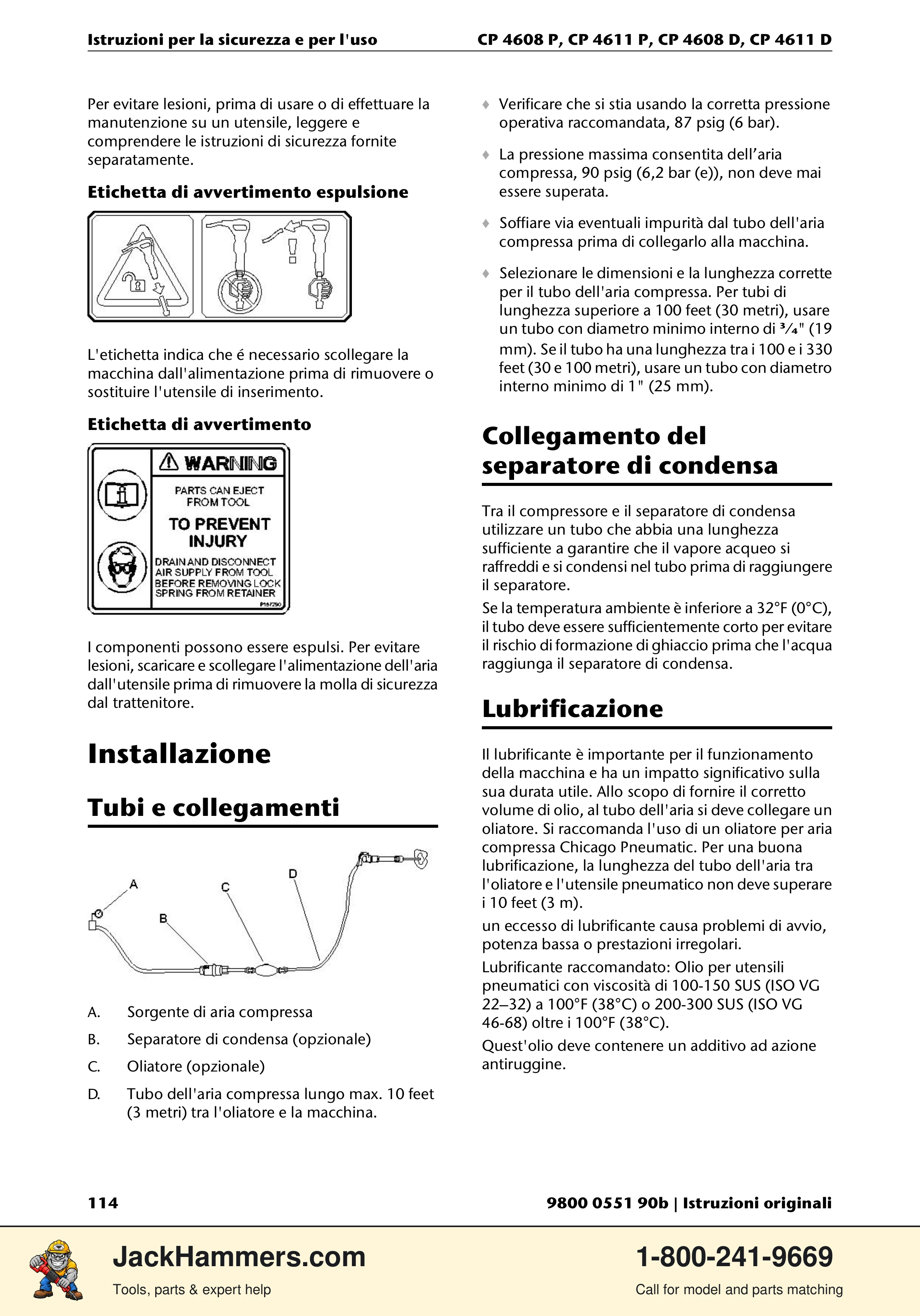 Chicago Pneumatic D-Series / P-Series PDF page 114 of 248