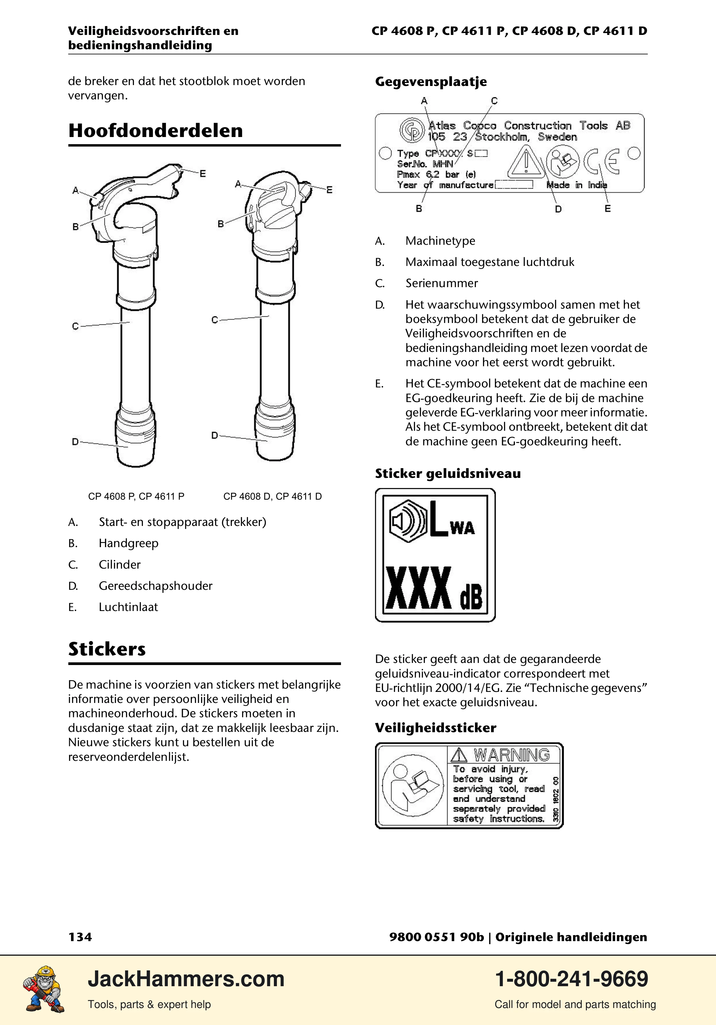 Chicago Pneumatic D-Series / P-Series PDF page 134 of 248
