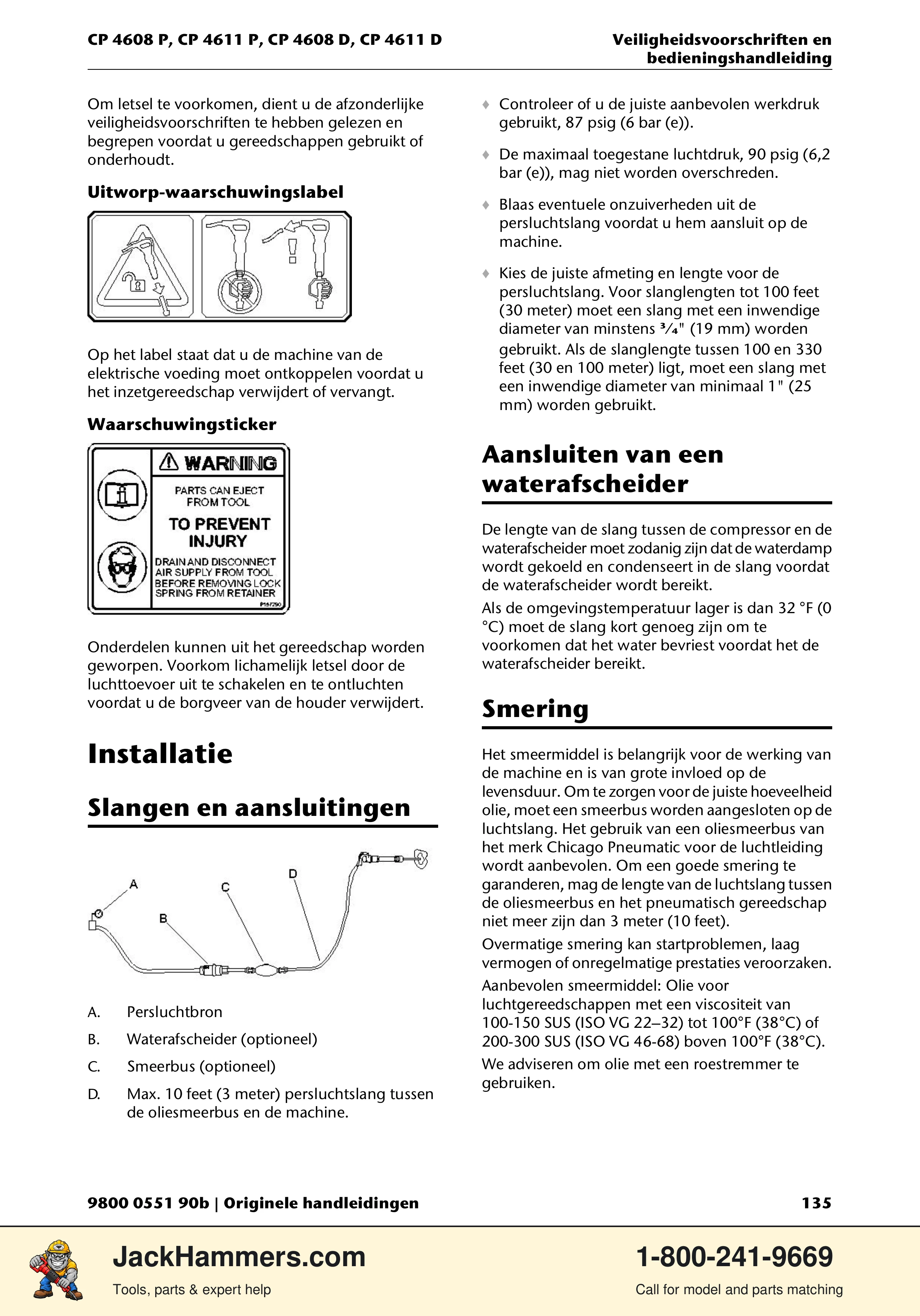Chicago Pneumatic D-Series / P-Series PDF page 135 of 248