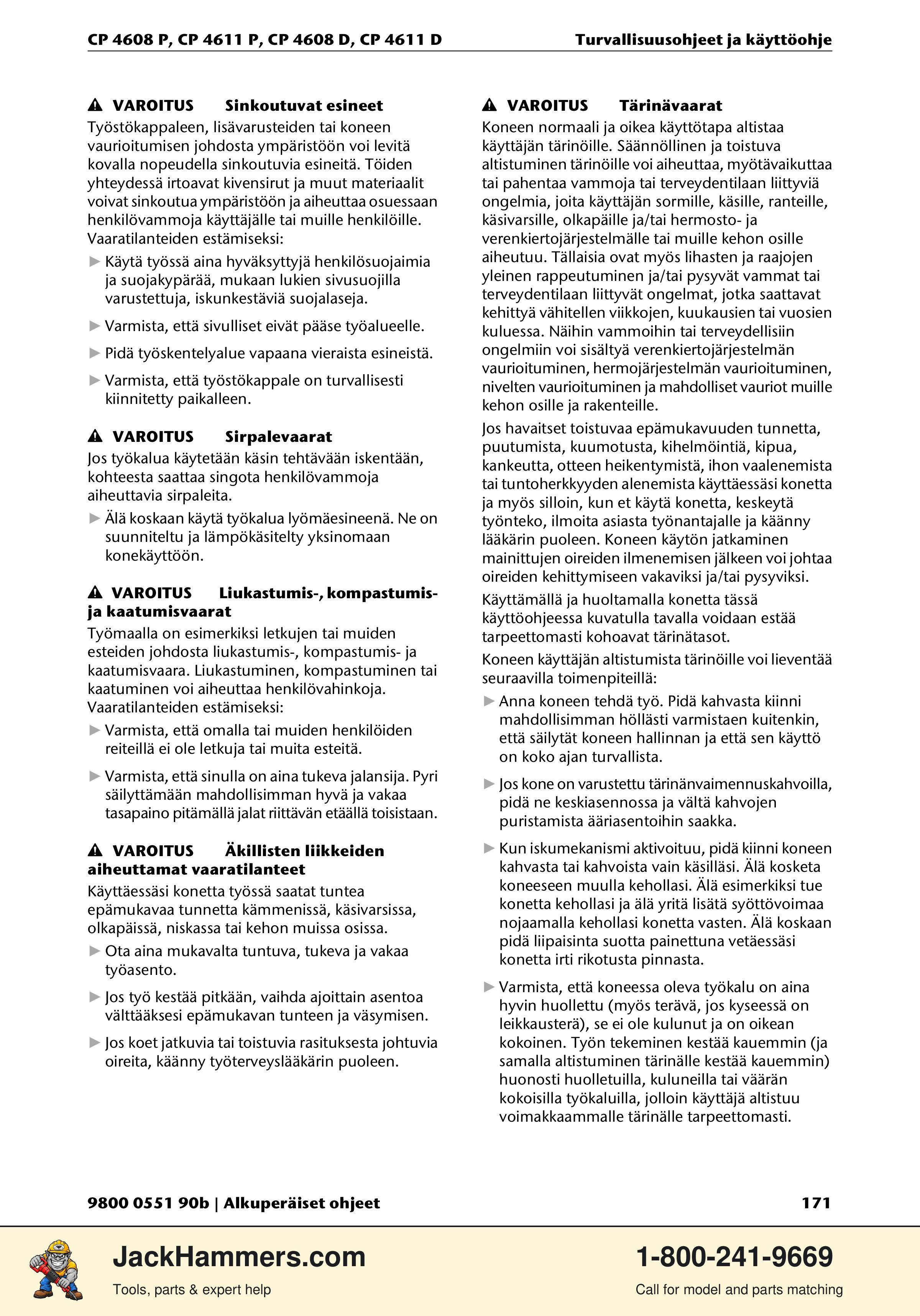 Chicago Pneumatic D-Series / P-Series PDF page 171 of 248