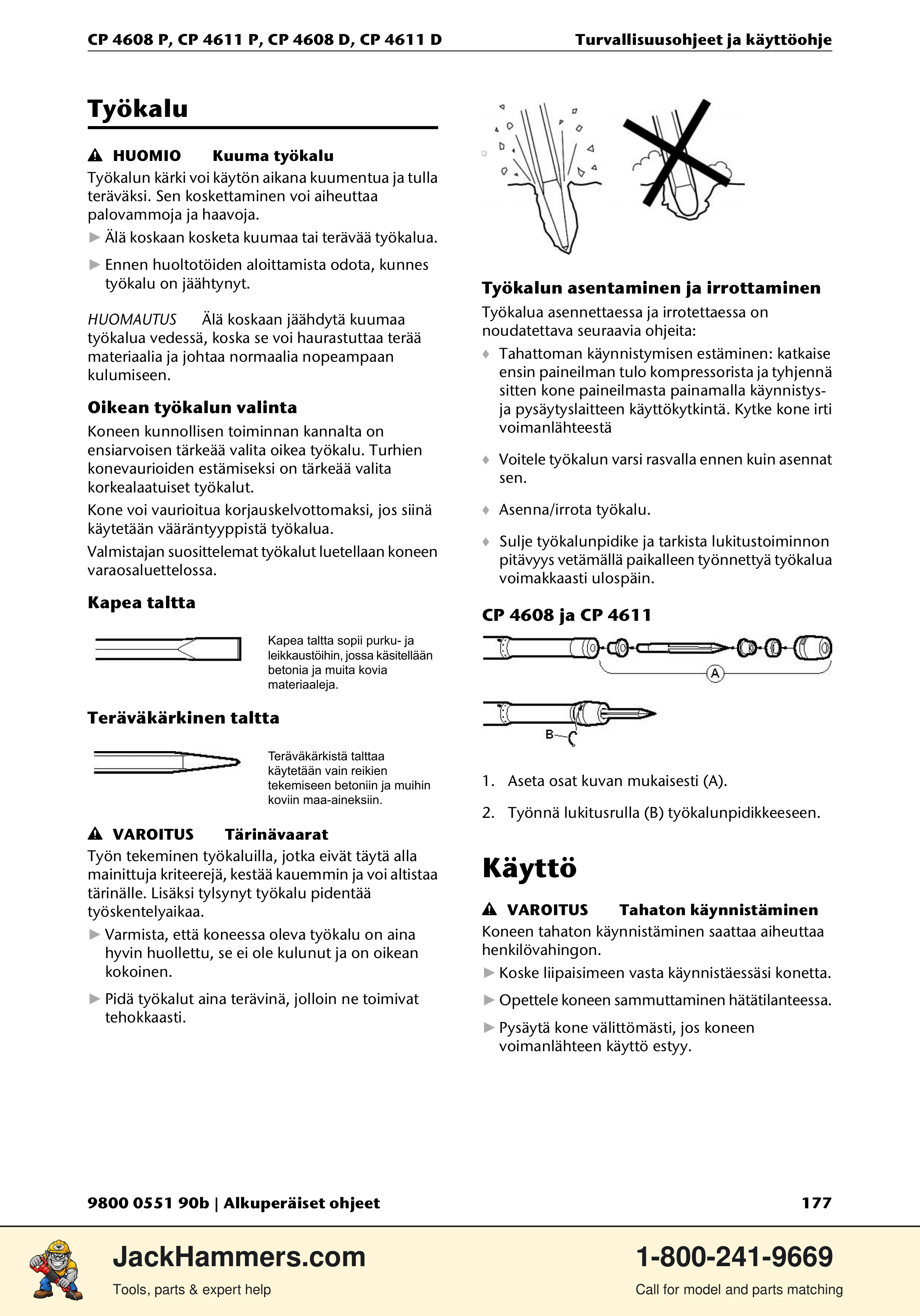 Chicago Pneumatic D-Series / P-Series PDF page 177 of 248