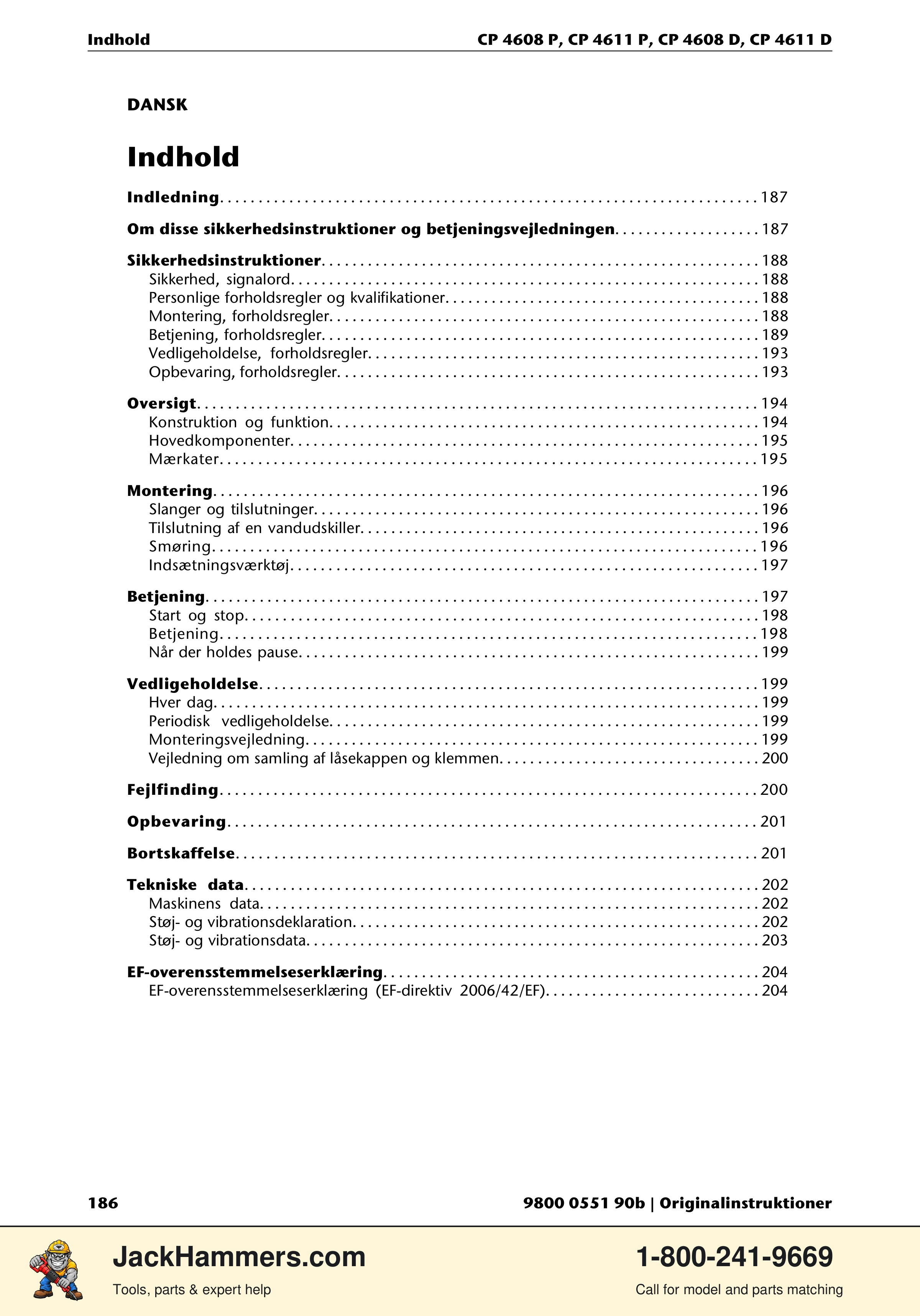 Chicago Pneumatic D-Series / P-Series PDF page 186 of 248