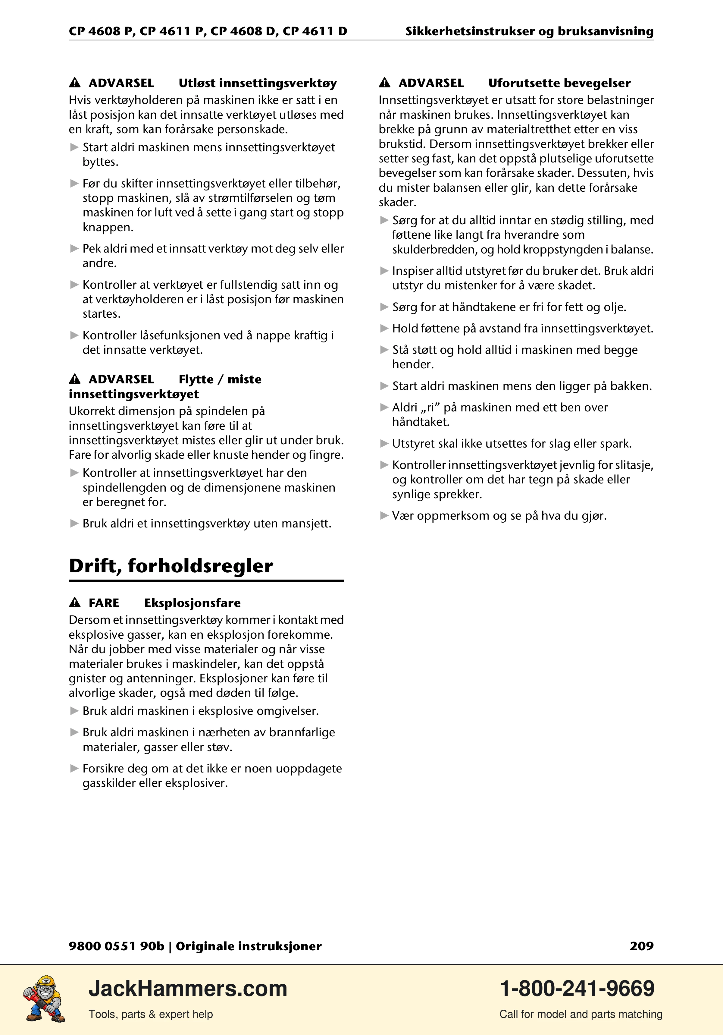 Chicago Pneumatic D-Series / P-Series PDF page 209 of 248