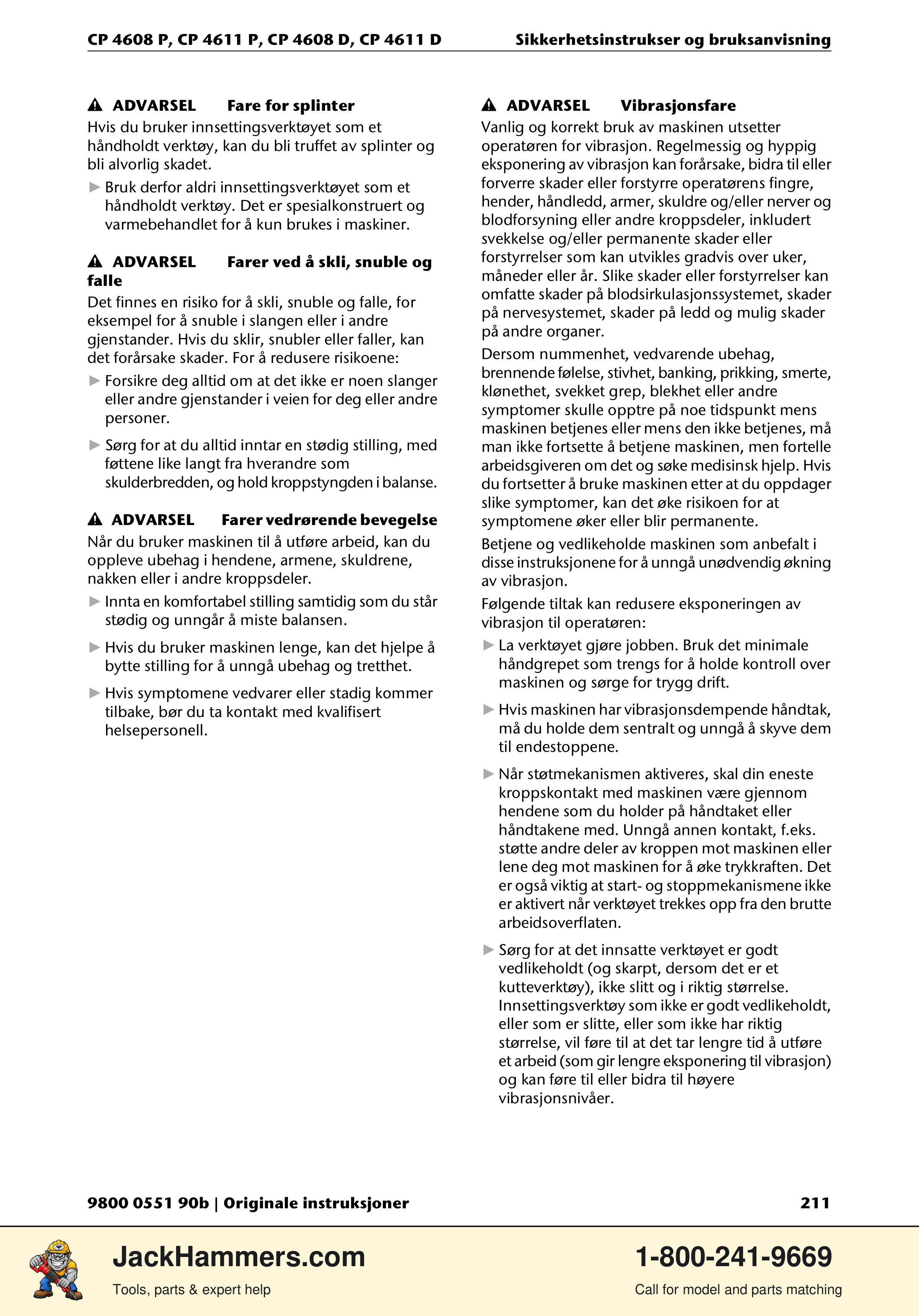 Chicago Pneumatic D-Series / P-Series PDF page 211 of 248