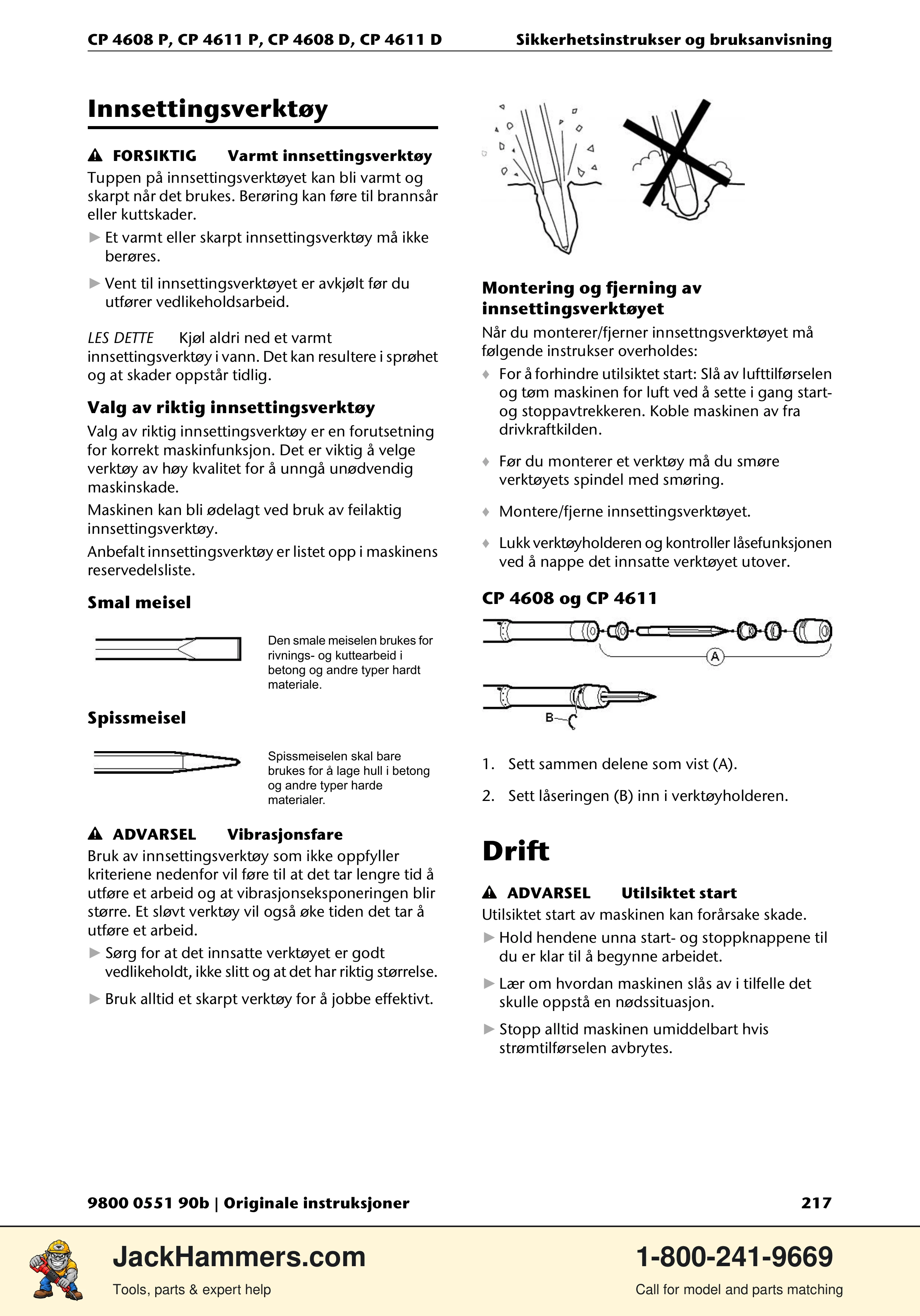 Chicago Pneumatic D-Series / P-Series PDF page 217 of 248