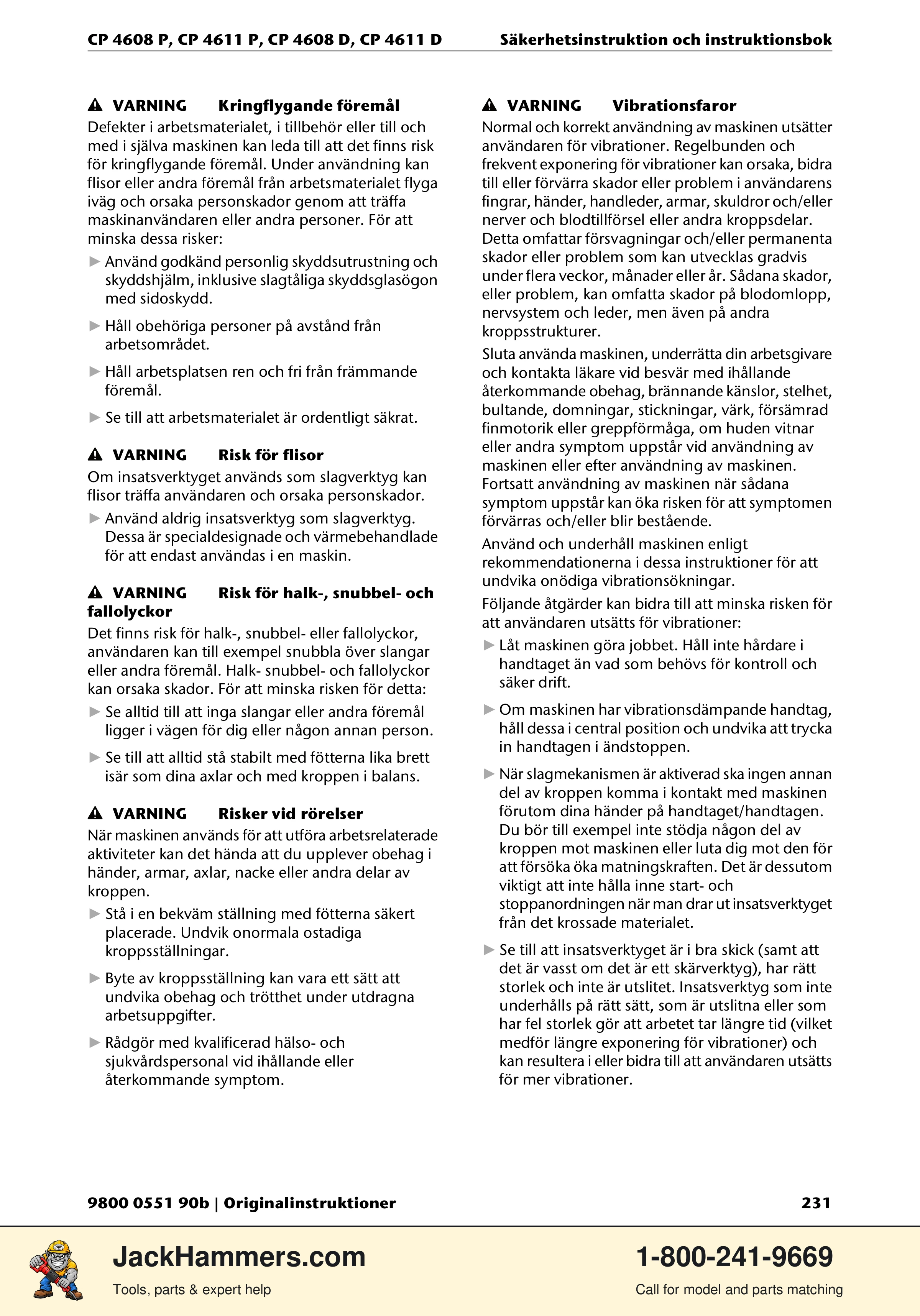 Chicago Pneumatic D-Series / P-Series PDF page 231 of 248