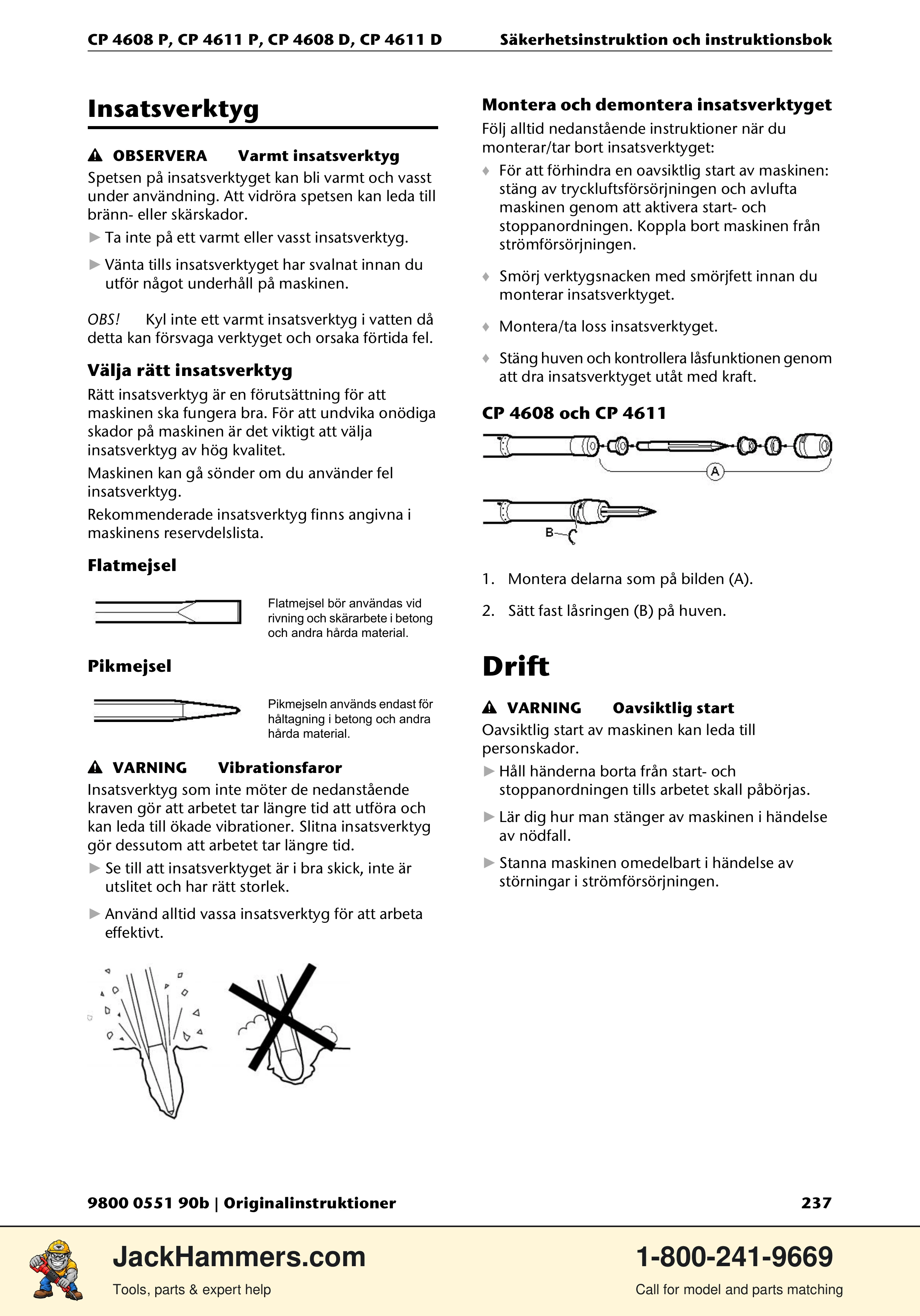 Chicago Pneumatic D-Series / P-Series PDF page 237 of 248