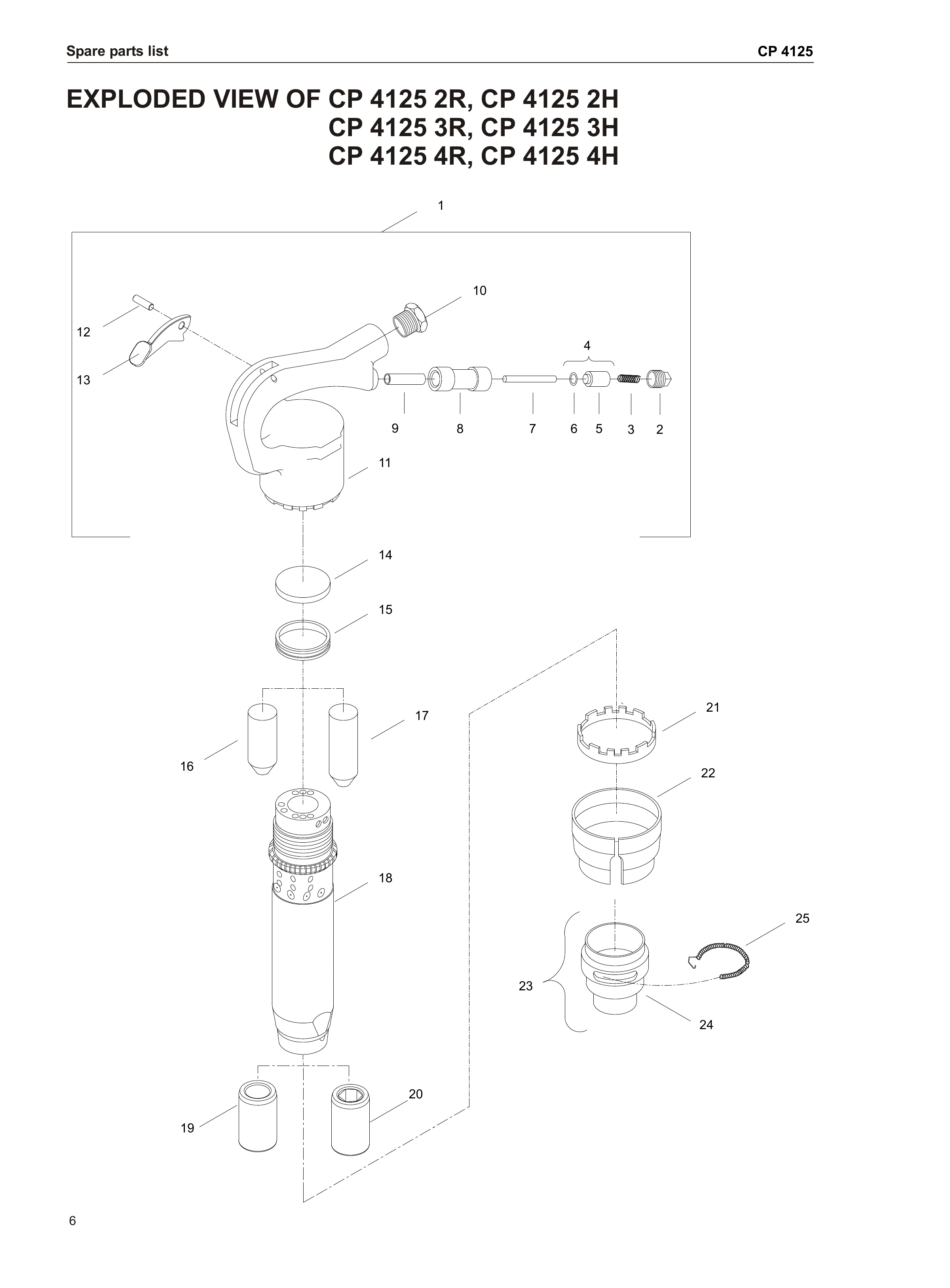 Chicago Pneumatic 4125 PDF page 6 of 8