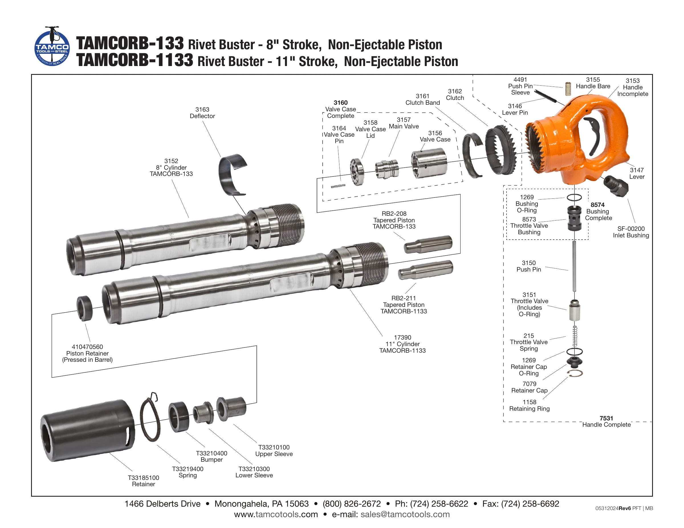 TAMCO RB633 / RB133 / RB1133 PDF page 1 of 1