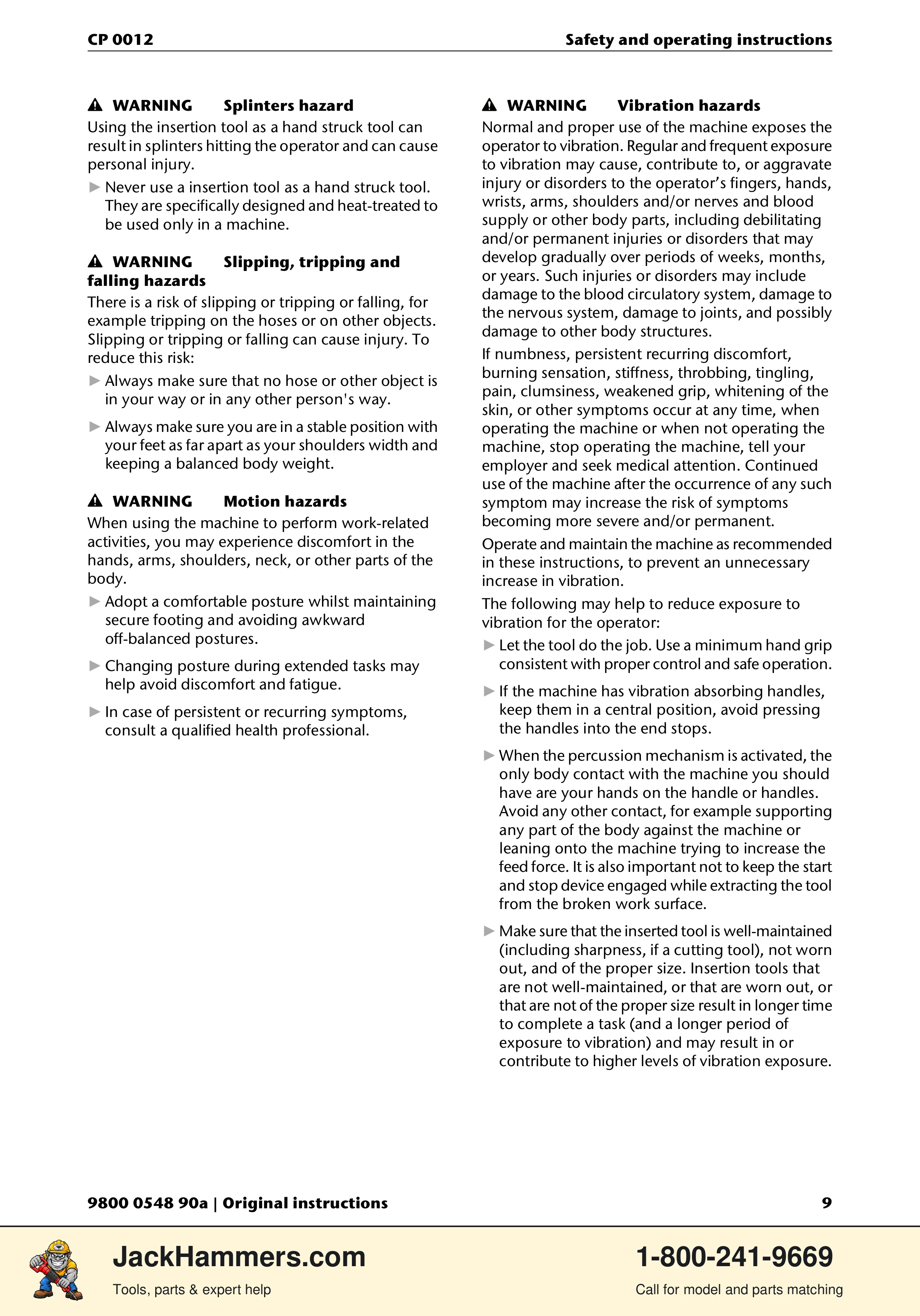 Chicago Pneumatic 0012 PDF page 9 of 224