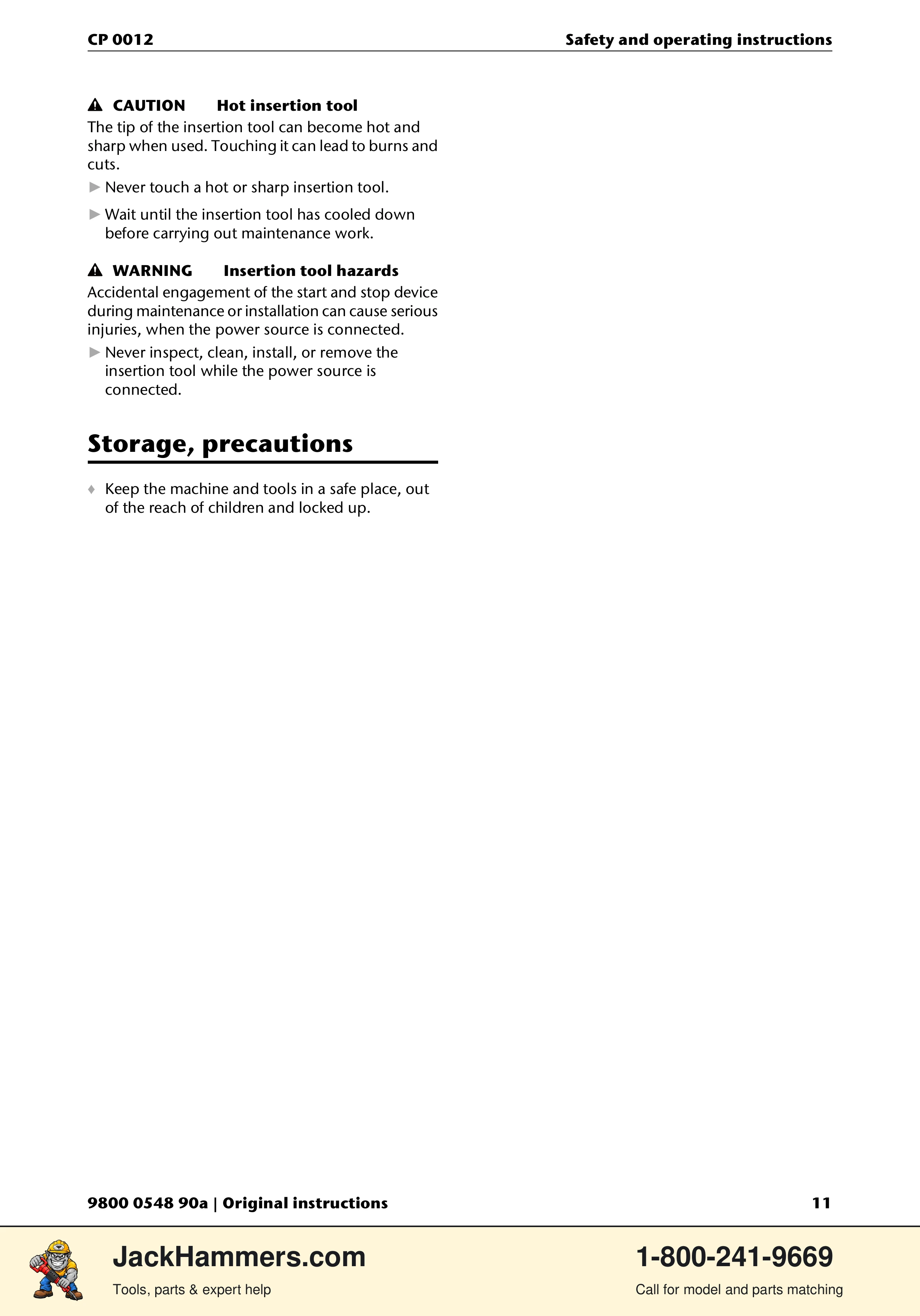 Chicago Pneumatic 0012 PDF page 11 of 224