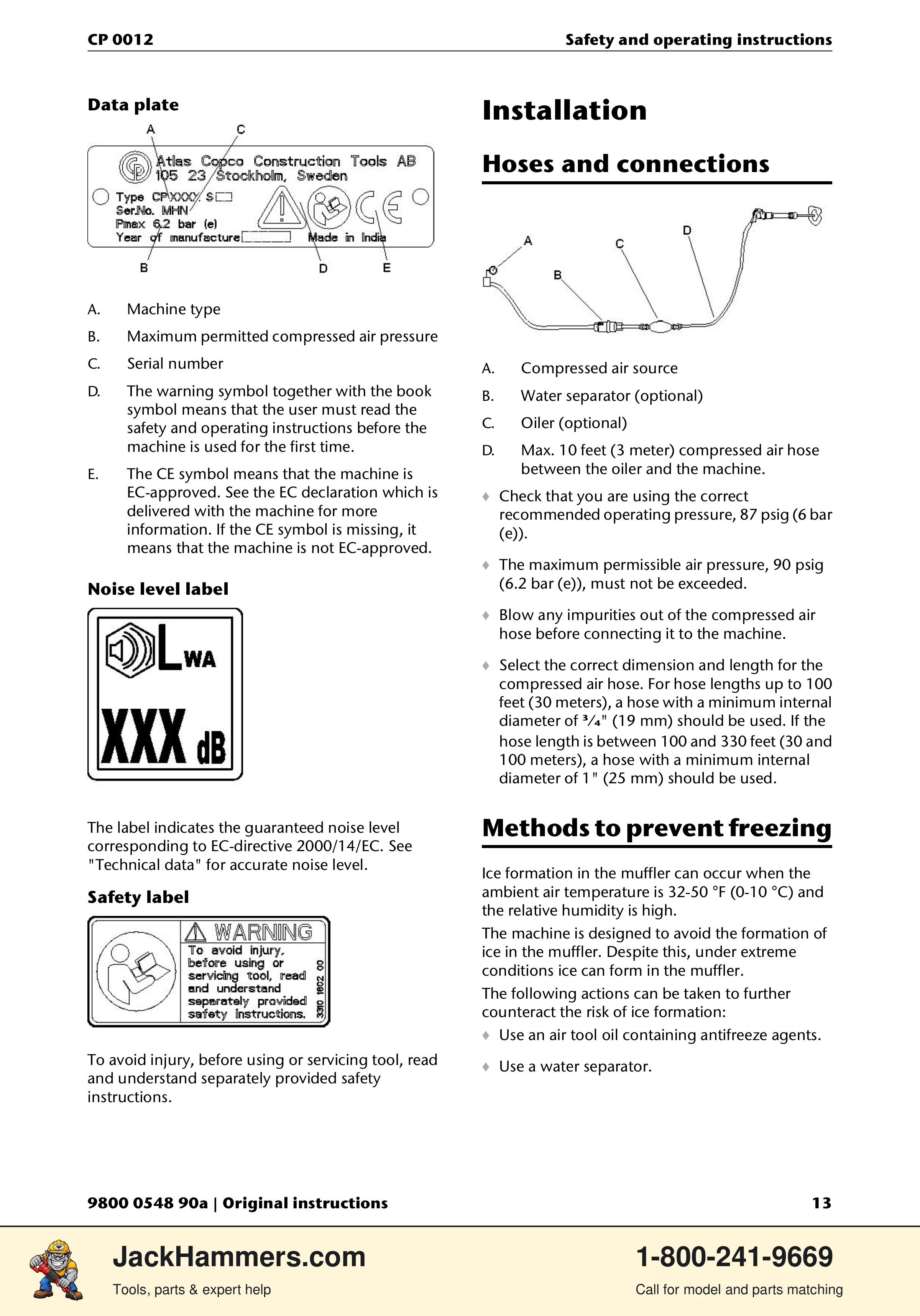 Chicago Pneumatic 0012 PDF page 13 of 224