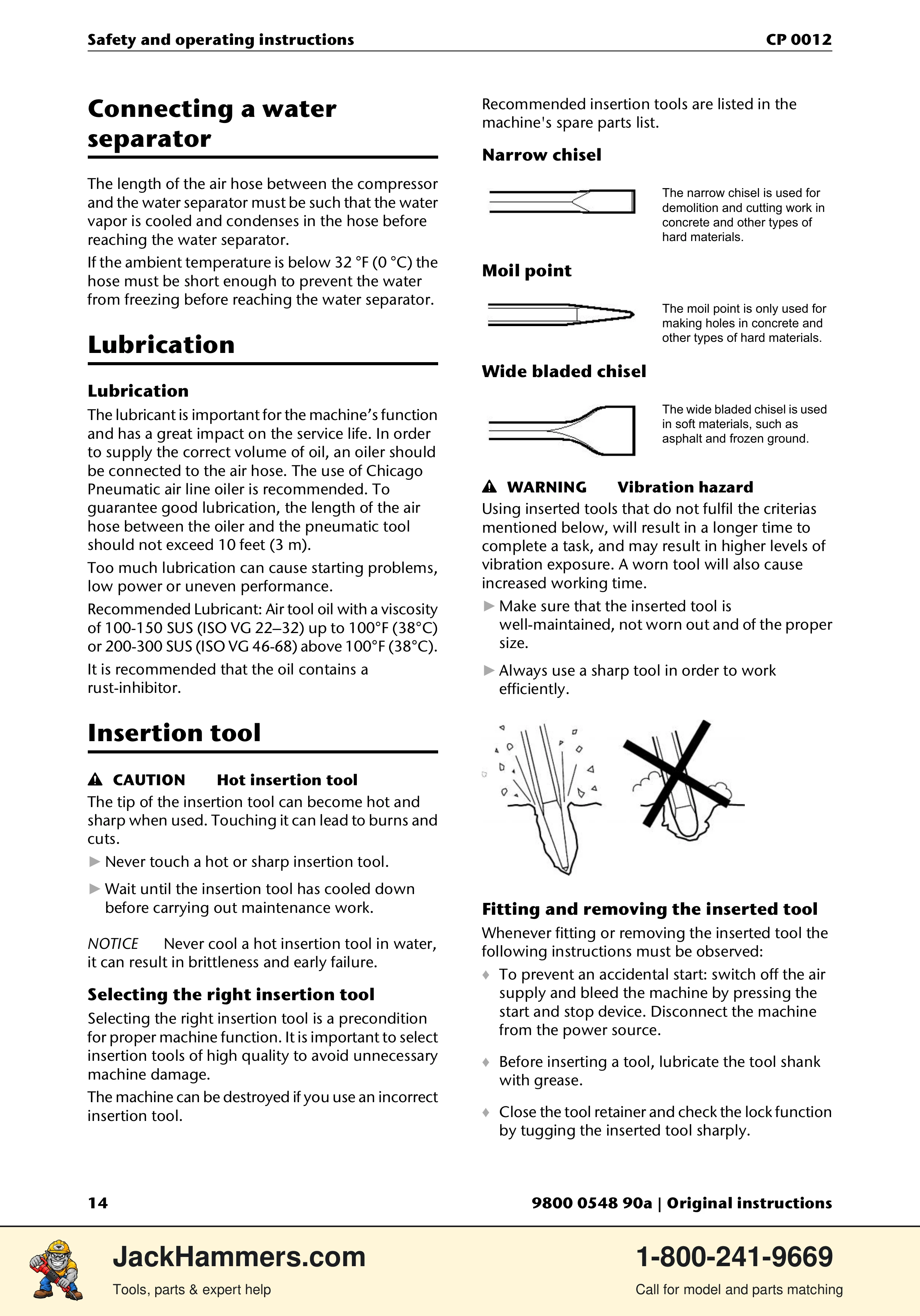 Chicago Pneumatic 0012 PDF page 14 of 224