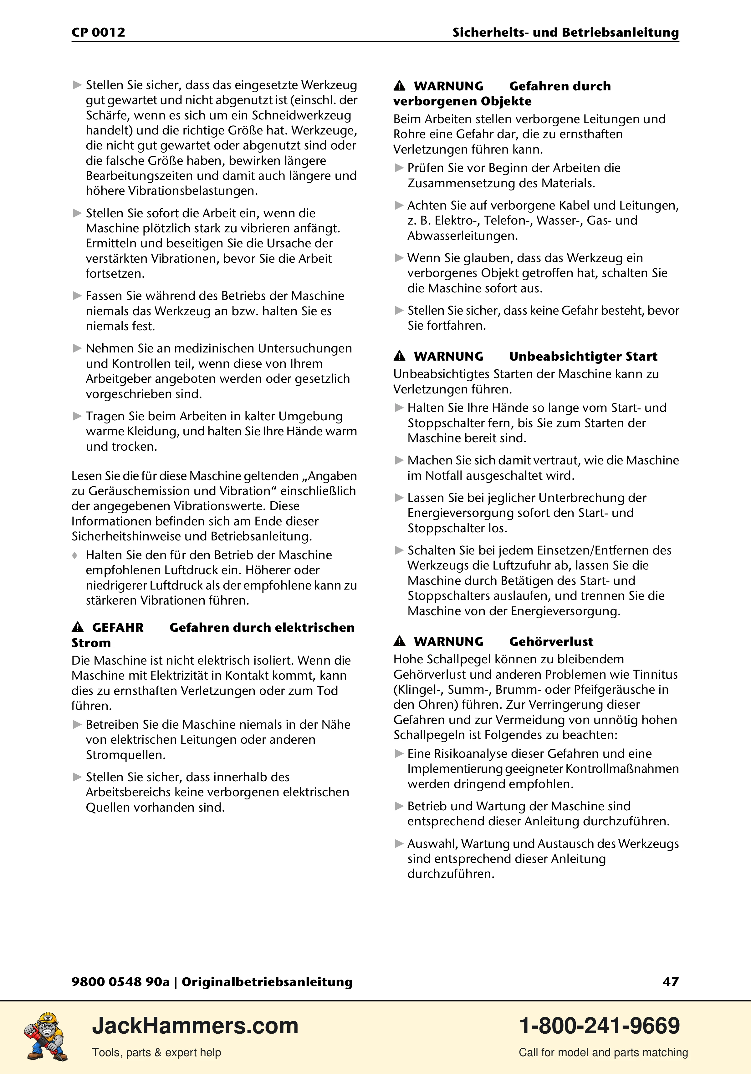 Chicago Pneumatic 0012 PDF page 47 of 224
