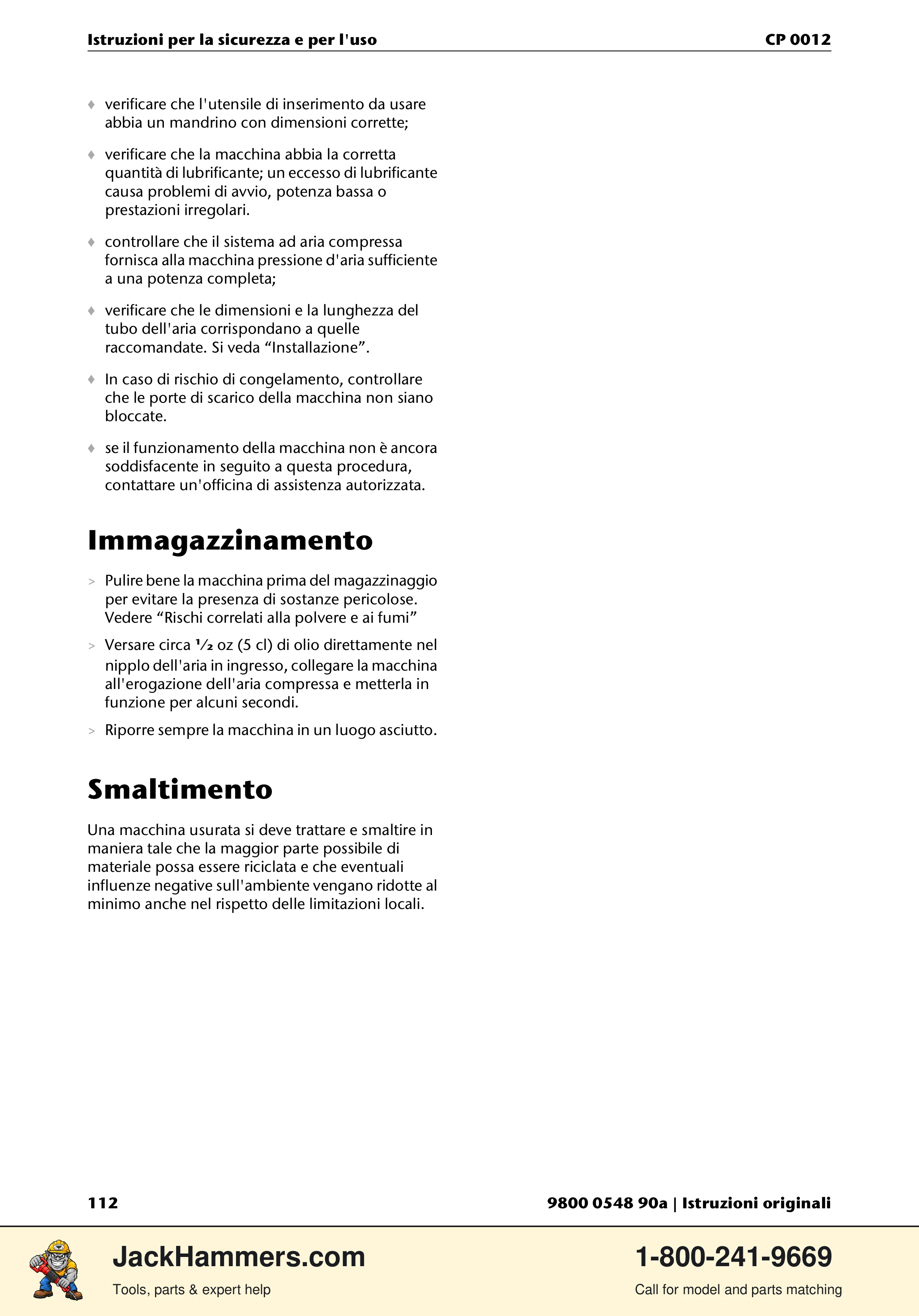 Chicago Pneumatic 0012 PDF page 112 of 224